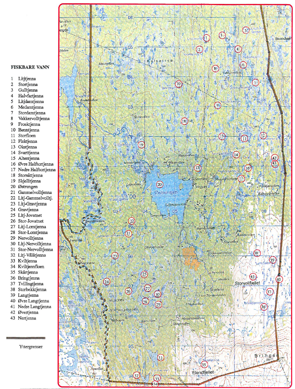 Mange nærliggende flotte fiskevann - og jaktterreng! Galleribilde