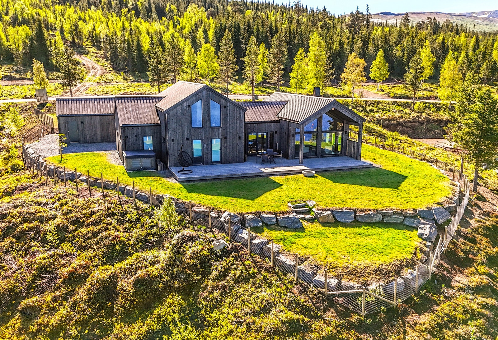 Visningshytte Berge Sag Galleribilde