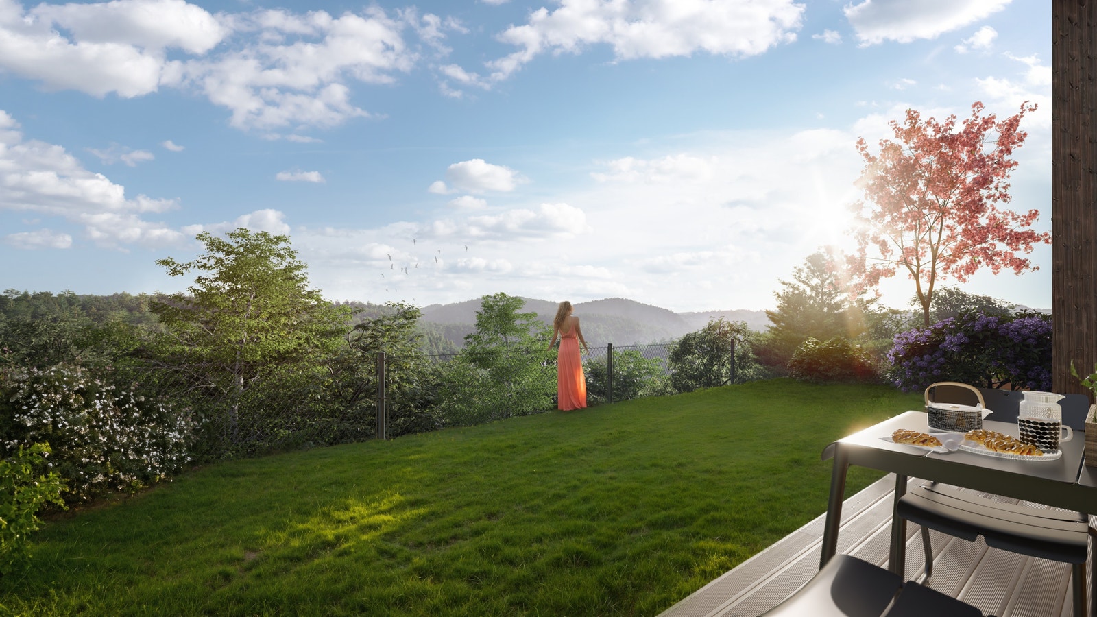 Her trenger du ikke tenke på noe som helst, alt leveres ferdig. Både ute og inne! Galleribilde