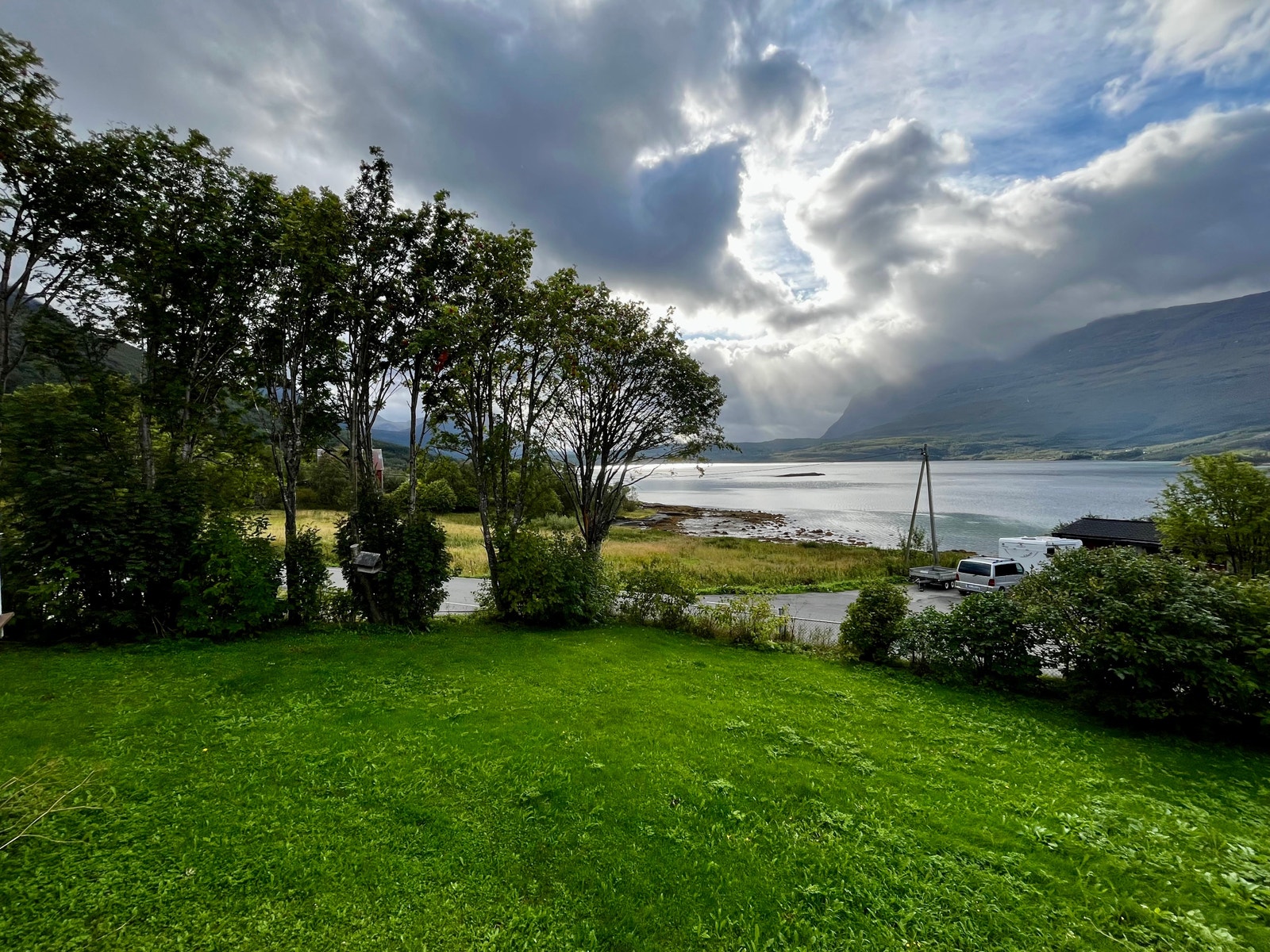 Utsikt fra terrassen Galleribilde