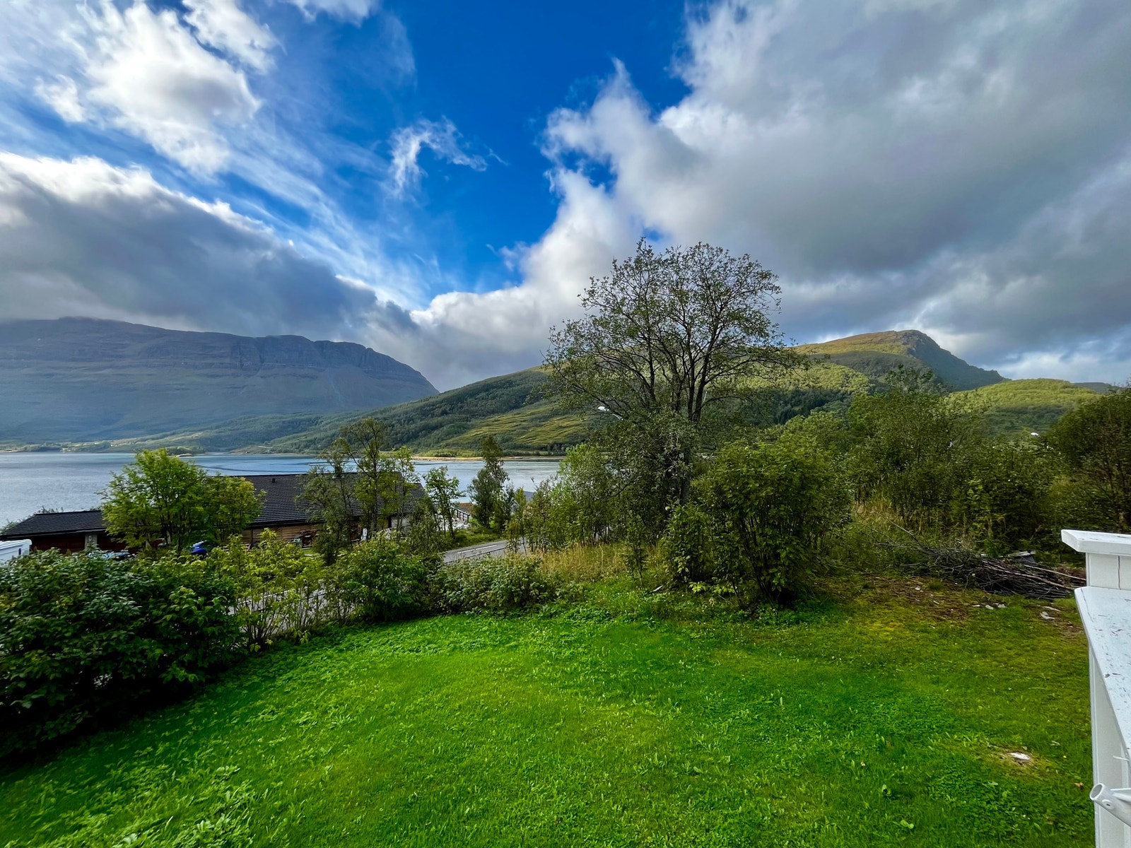 Utsikt fra terrassen Galleribilde