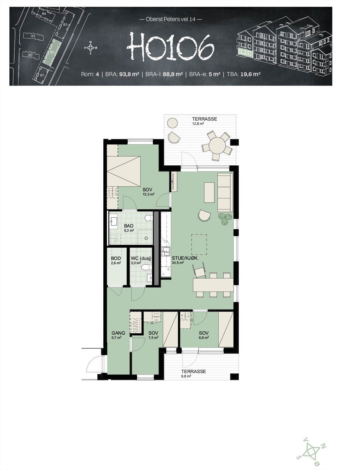 Plantegning Galleribilde