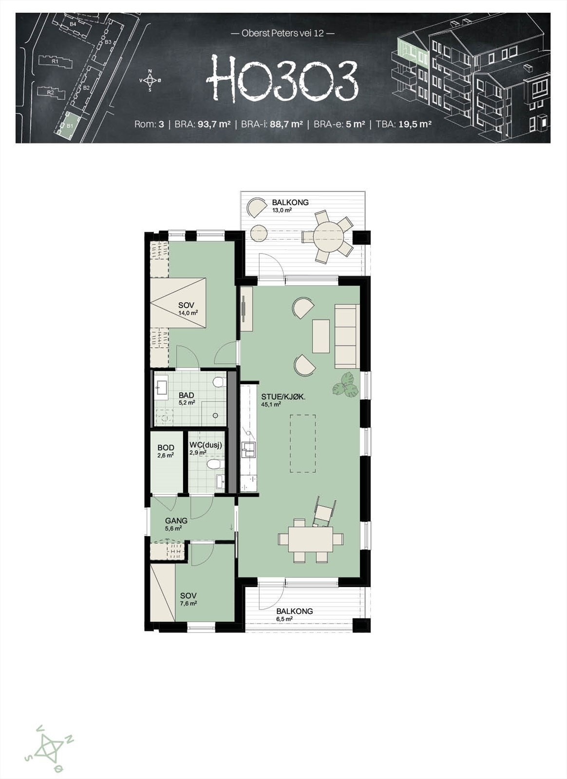 Plantegning Galleribilde