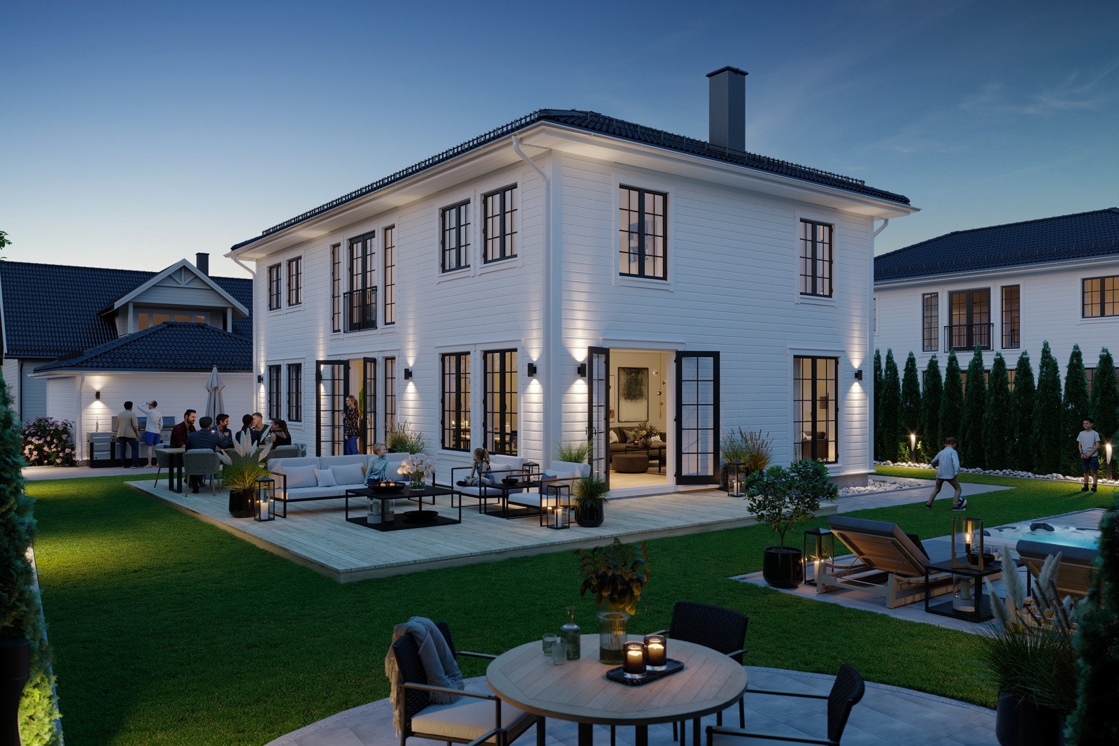 Riis Bygg AS skal oppføre eksklusiv enebolig på Volla. Innholdsrik bolig med svært god planløsning. Mulighet for dobbel garasje. Meget attraktivt beliggende i rolig gate på Volla. Sort vindusomramning er tilvalg. Galleribilde