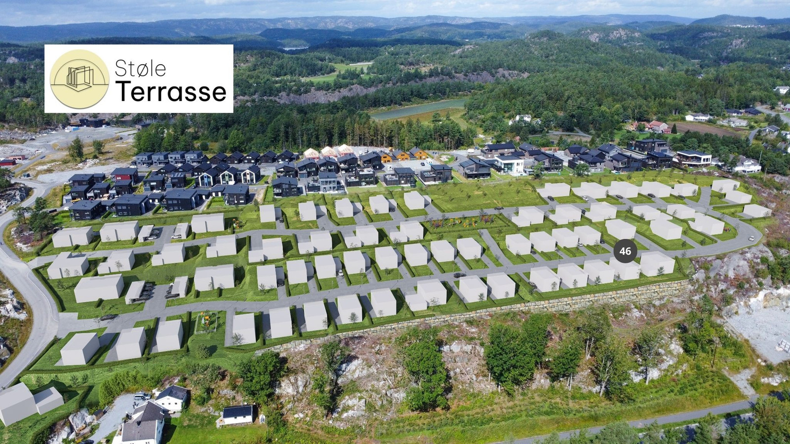 Boligmodell "Støle 110" kan bygges på flere tomter på Støle Terrasse.