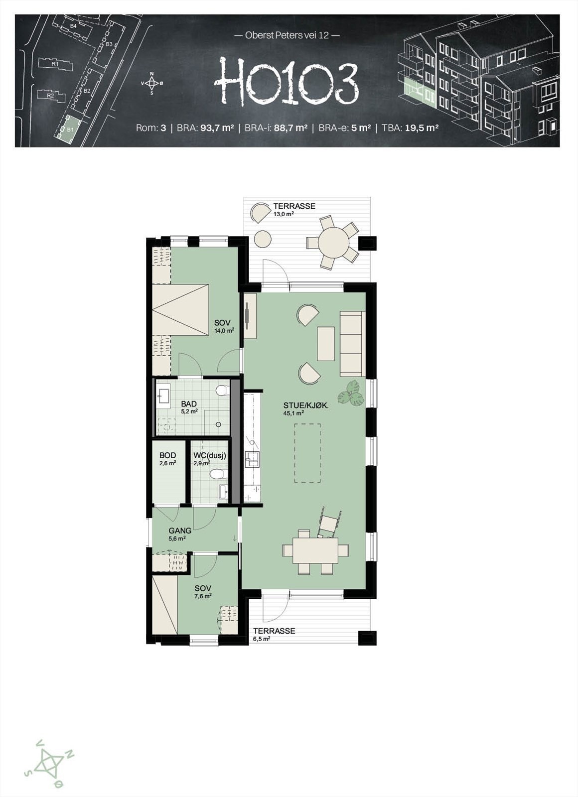 Plantegning Galleribilde