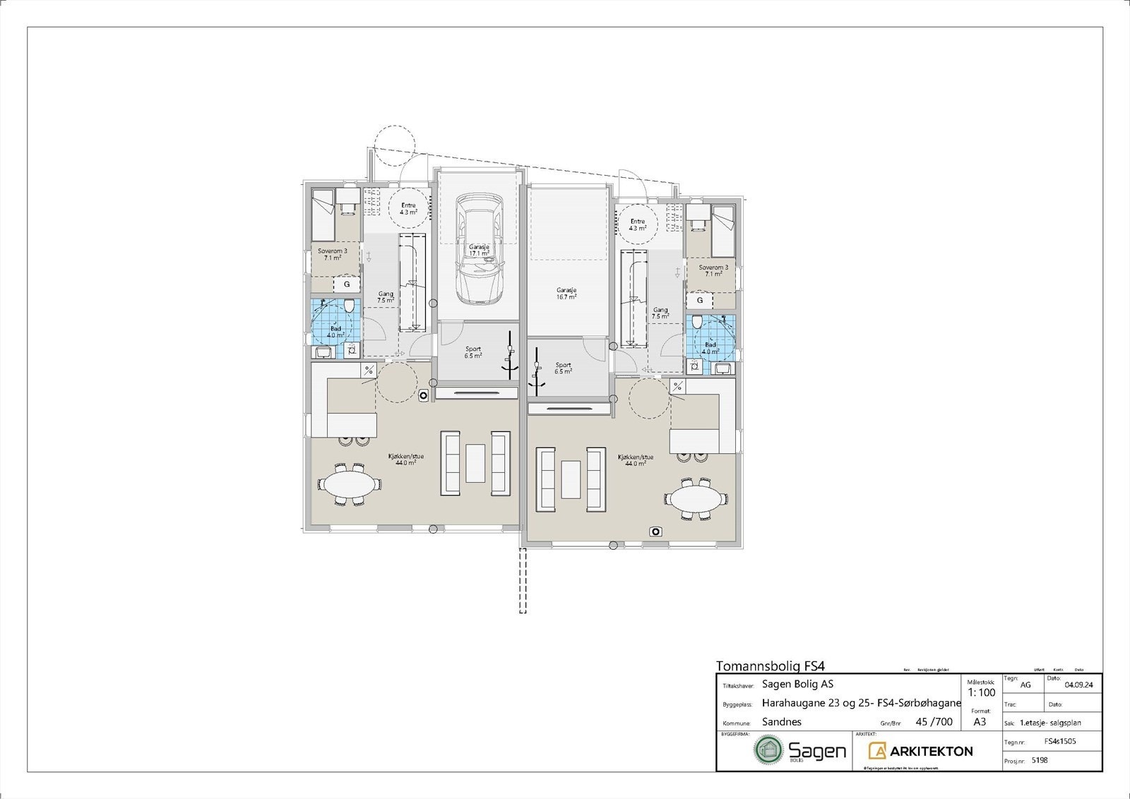 Plantegning Galleribilde