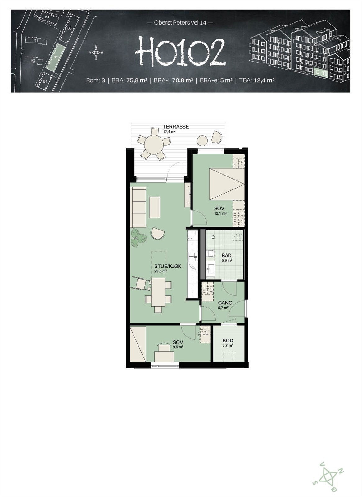 Plantegning Galleribilde