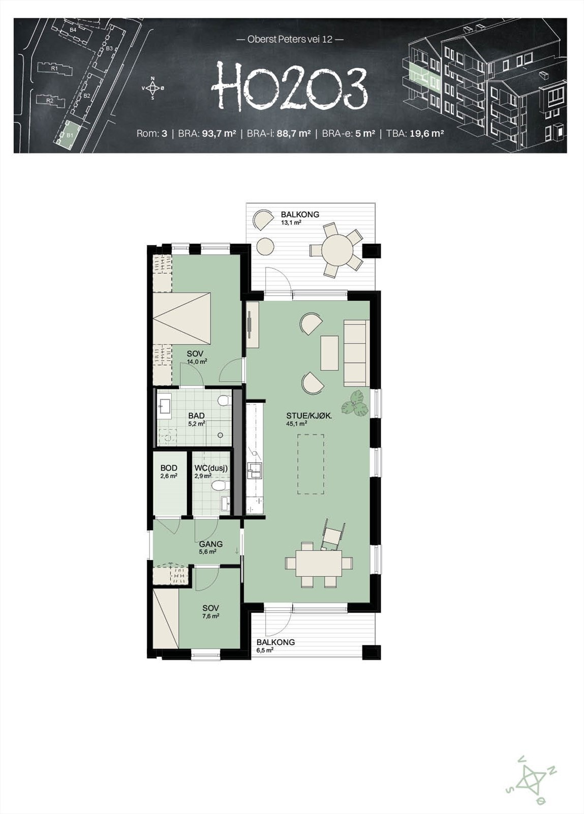 Plantegning Galleribilde