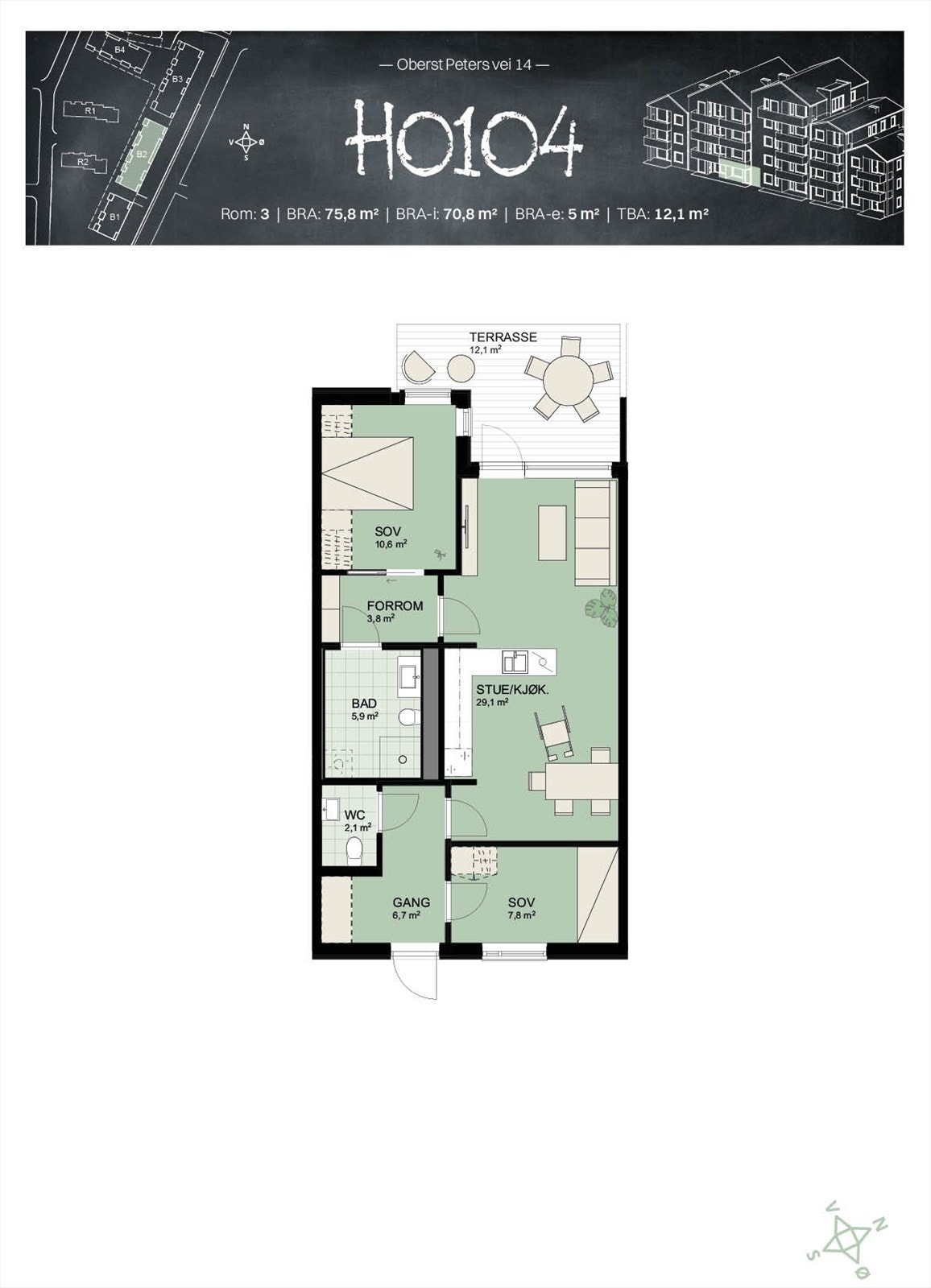 Plantegning Galleribilde