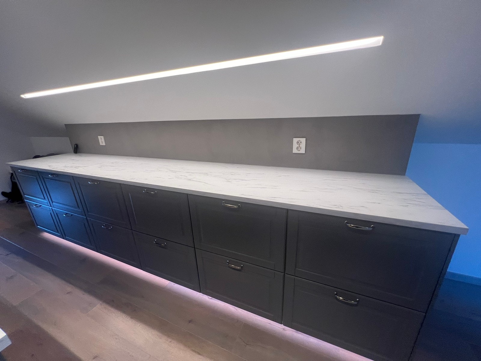 God skap plass og led lys Galleribilde