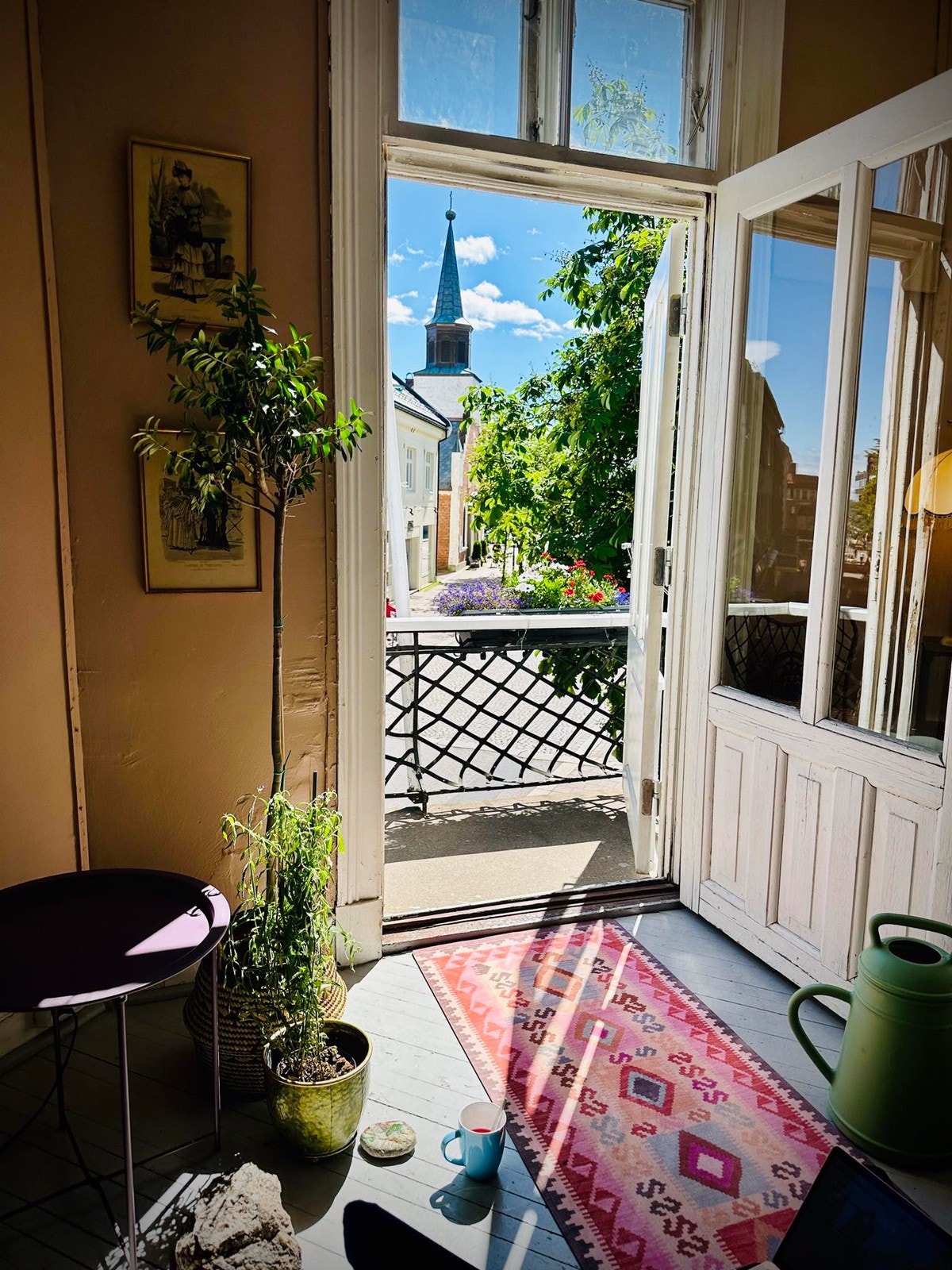 Utsikt til balkongen Galleribilde