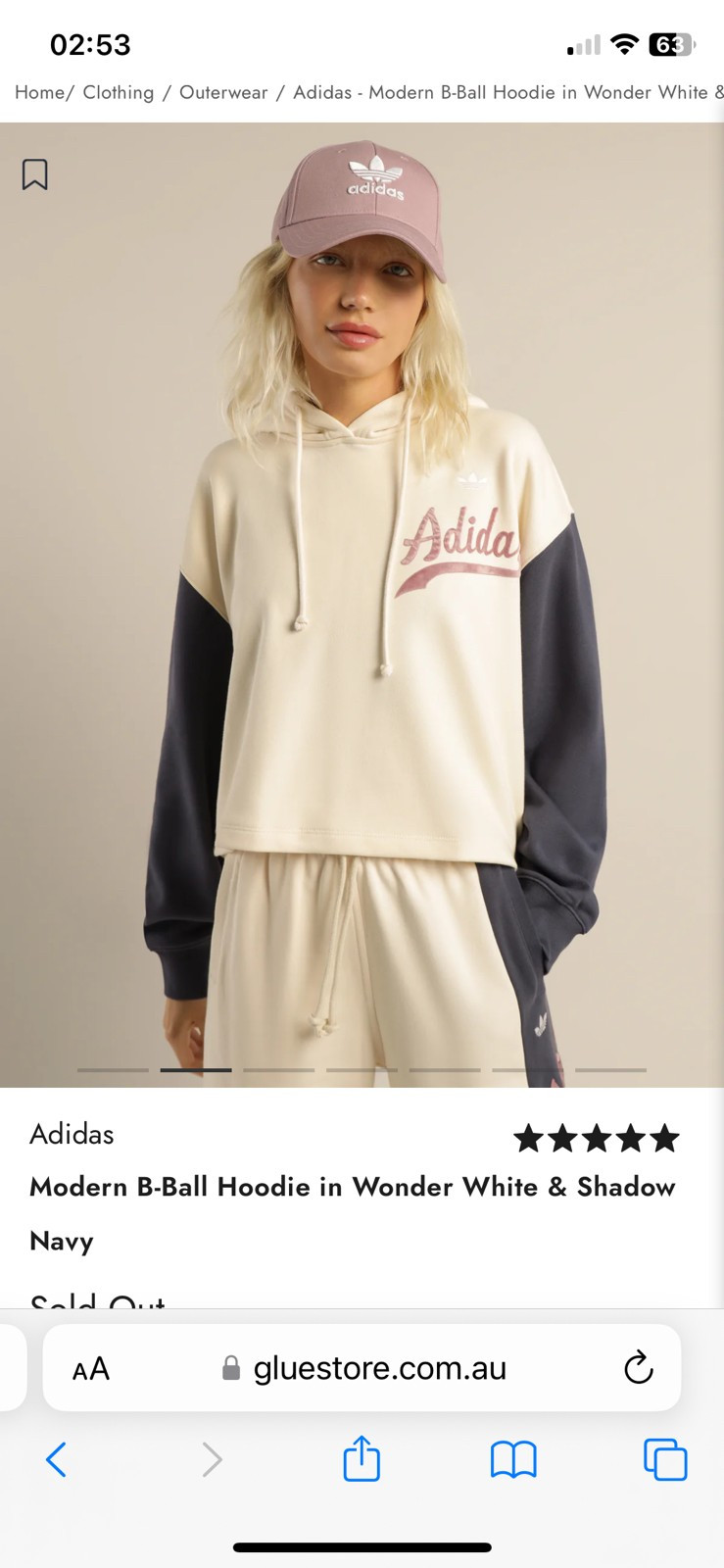 Adidas fashion b ball hoodie