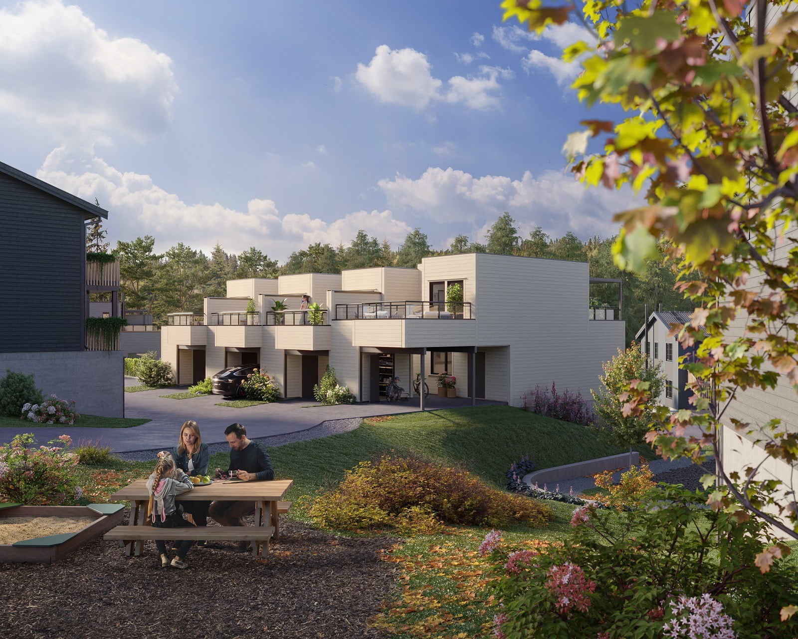 Praktisk carportløsning Galleribilde