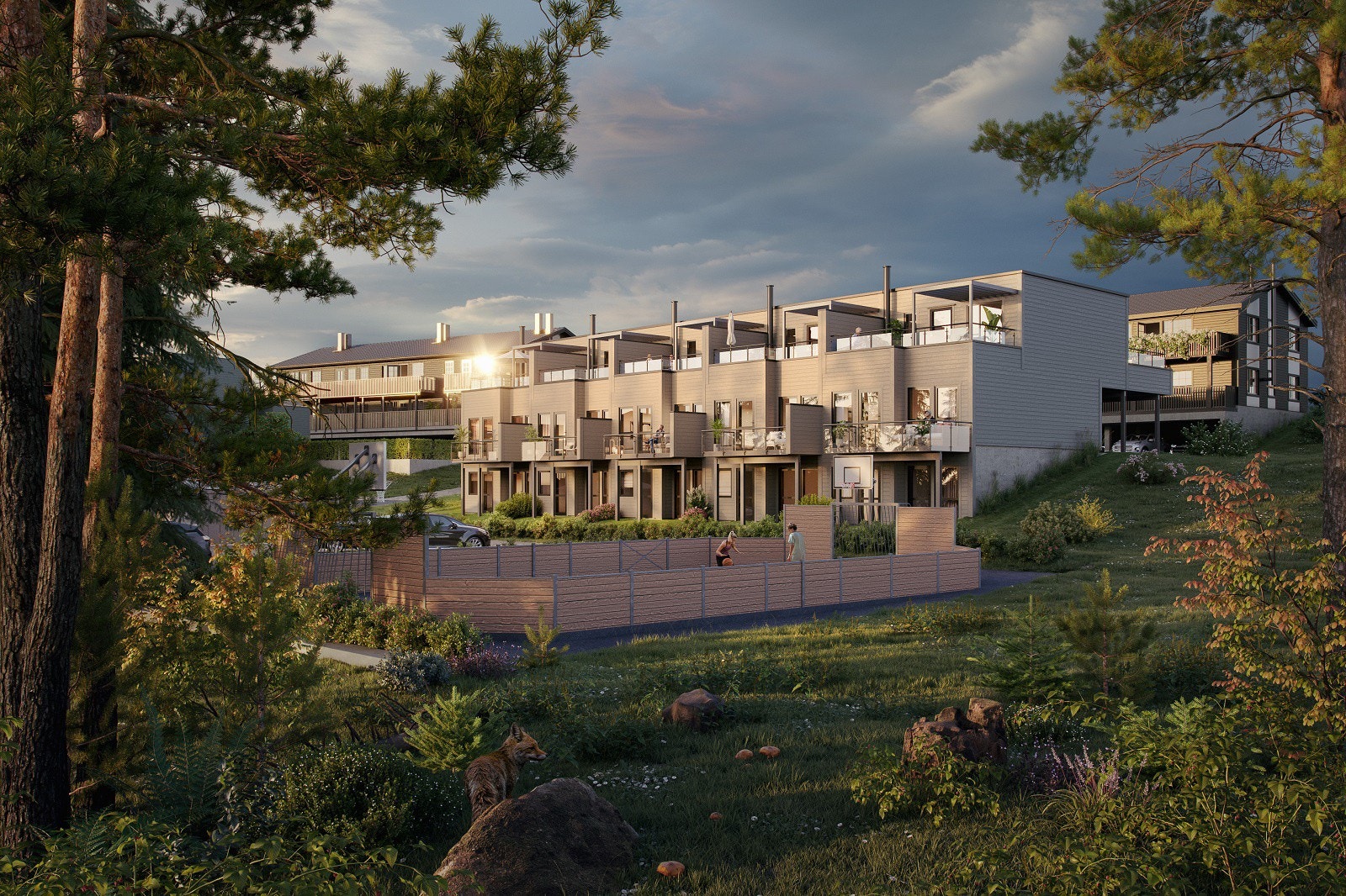 Idyllisk beliggenhet, tett på Østmarka Galleribilde