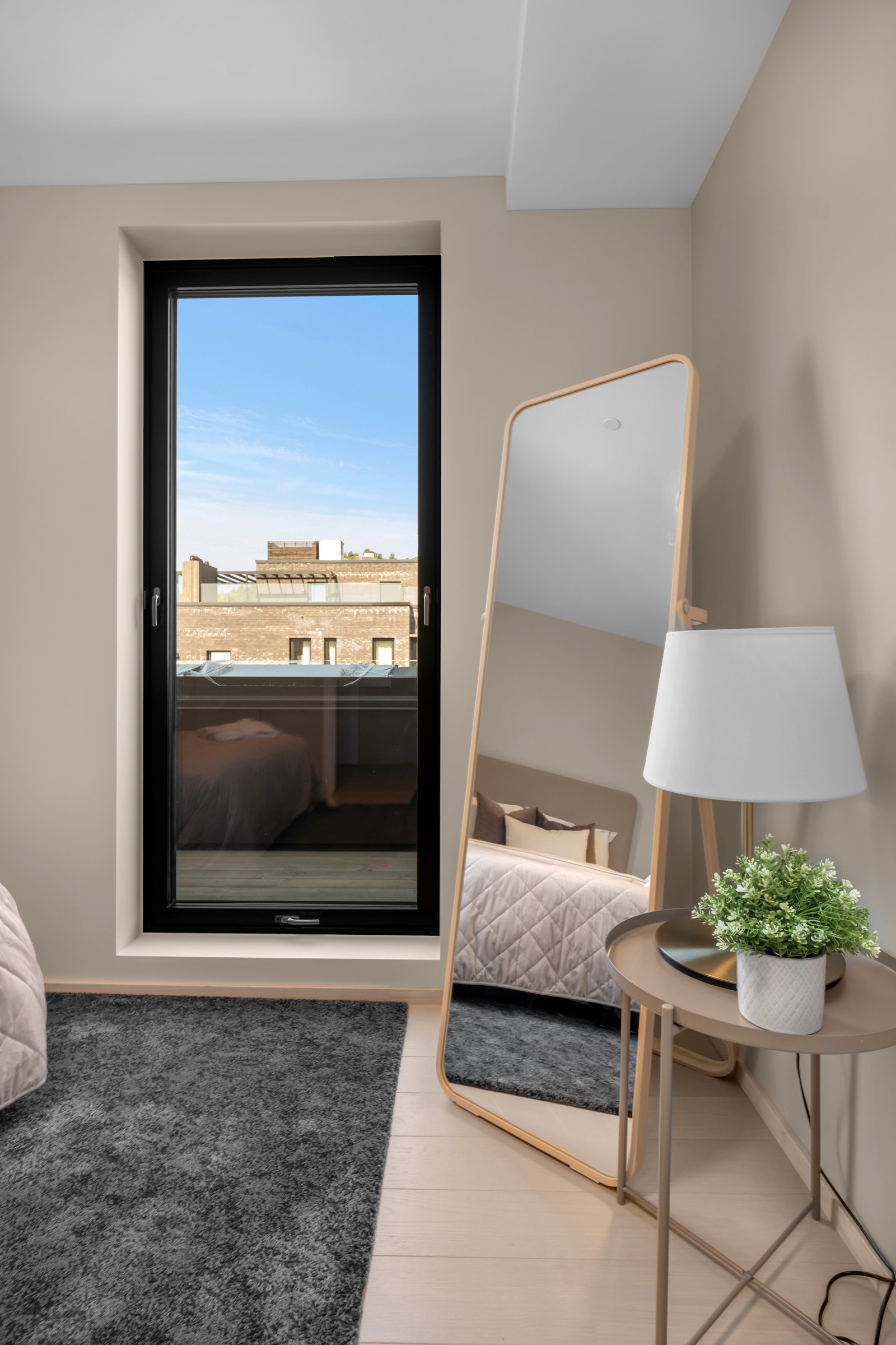 Nydelig utsikt fra soverom Galleribilde