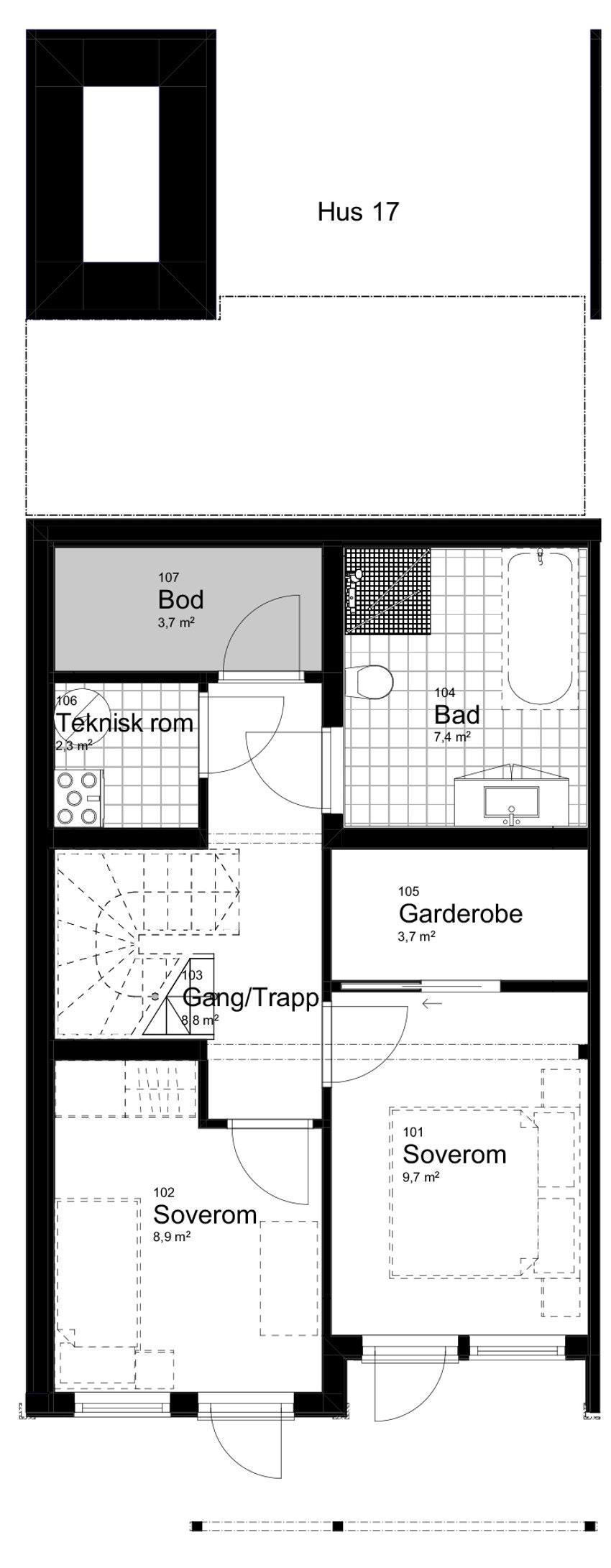Hus 17 plan 1 Galleribilde