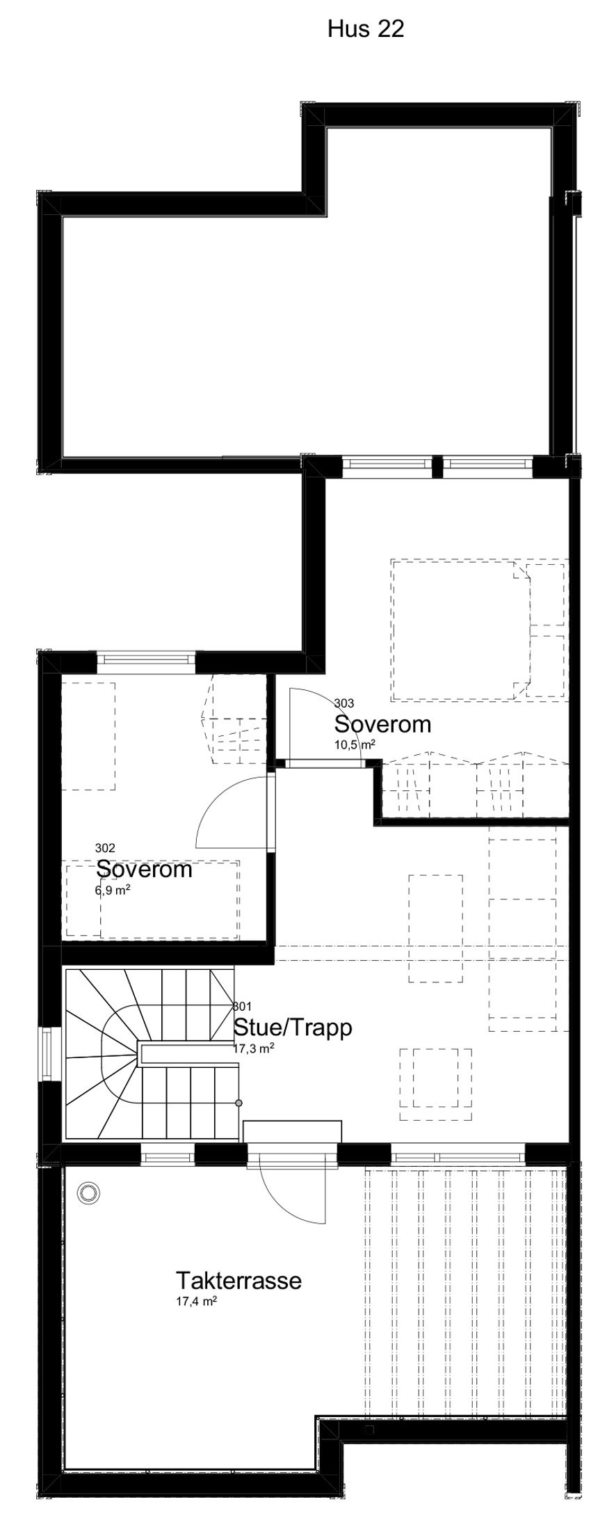 Hus 22 plan 3 Galleribilde