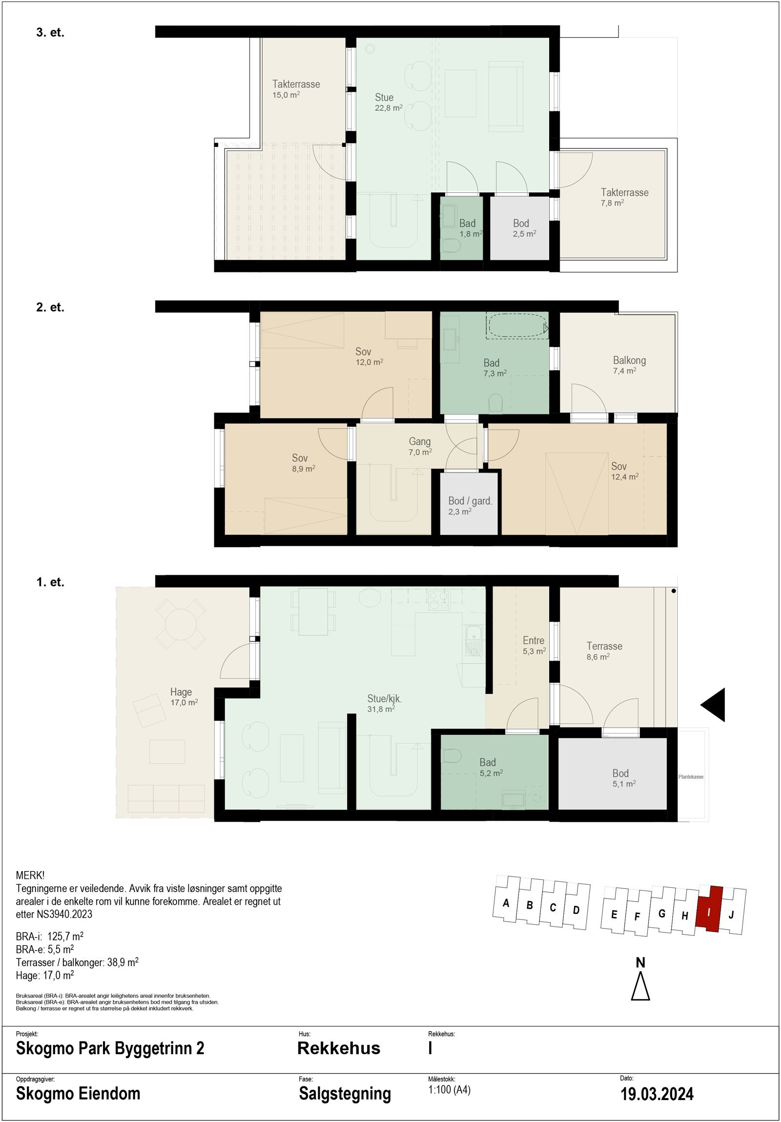 Rekkehus I Galleribilde