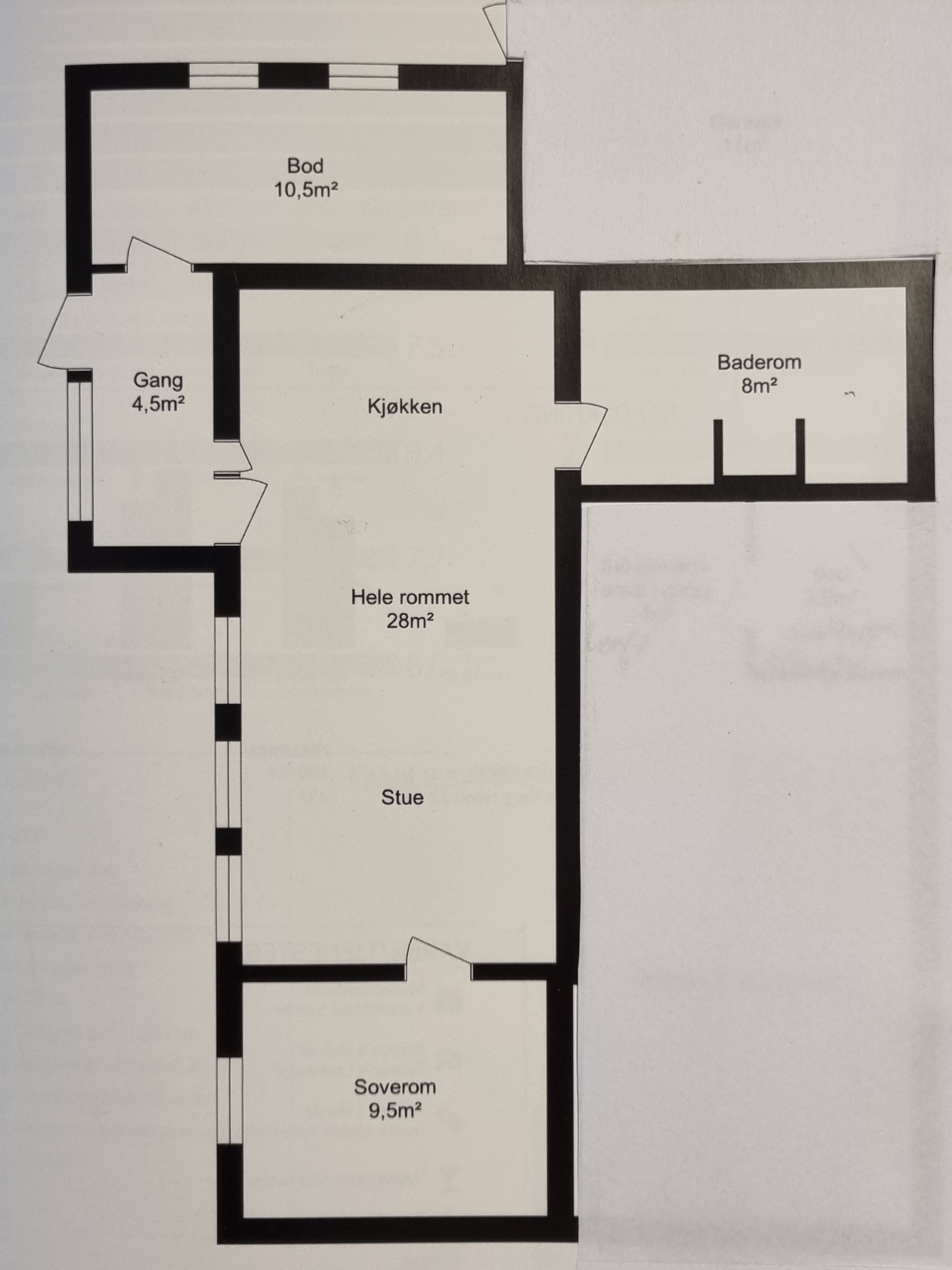Planskisse Galleribilde