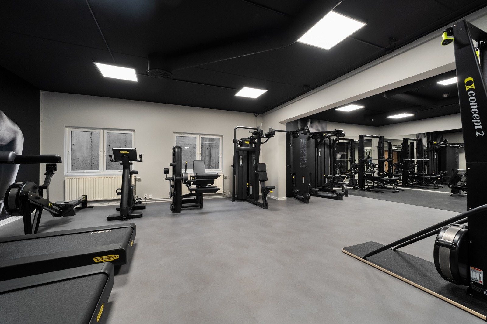 Førsteklasses Treningsstudio i kjelleren: Gjør din trening med det beste utstyret i fra Technogym Galleribilde