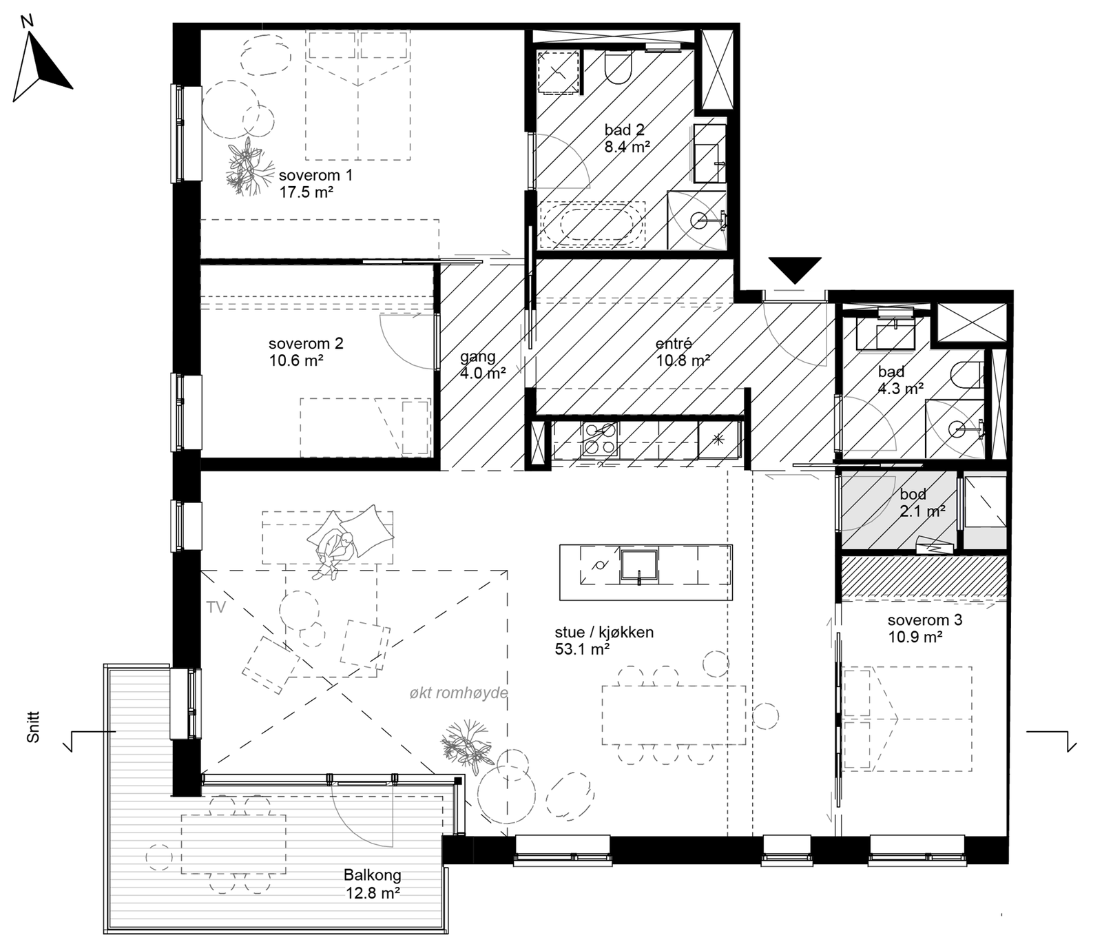 Plantegning Galleribilde