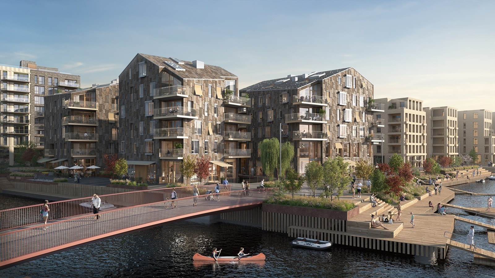 Vannkunsten Syd - byggene er kledd i lekker skifer fra Otta.jpeg Galleribilde