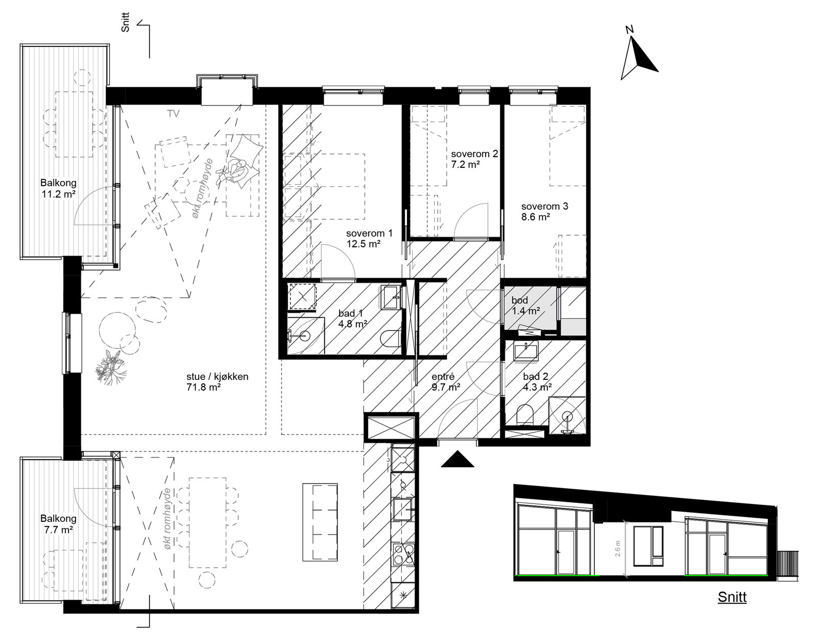 Plantegning Galleribilde