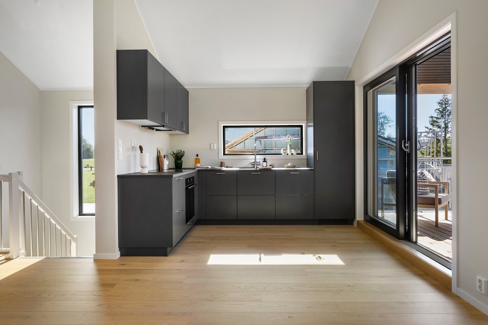 Drømmekjøkken med intgrerte hvitevarer Galleribilde