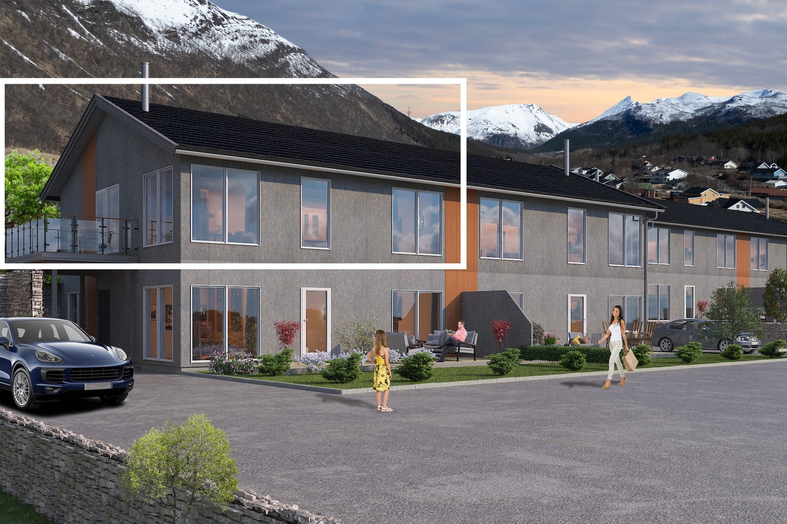 Inntegning er kun ment for å illustrere leilighetens plassering i bygget, og perspektiver vil kunne avvike. Galleribilde