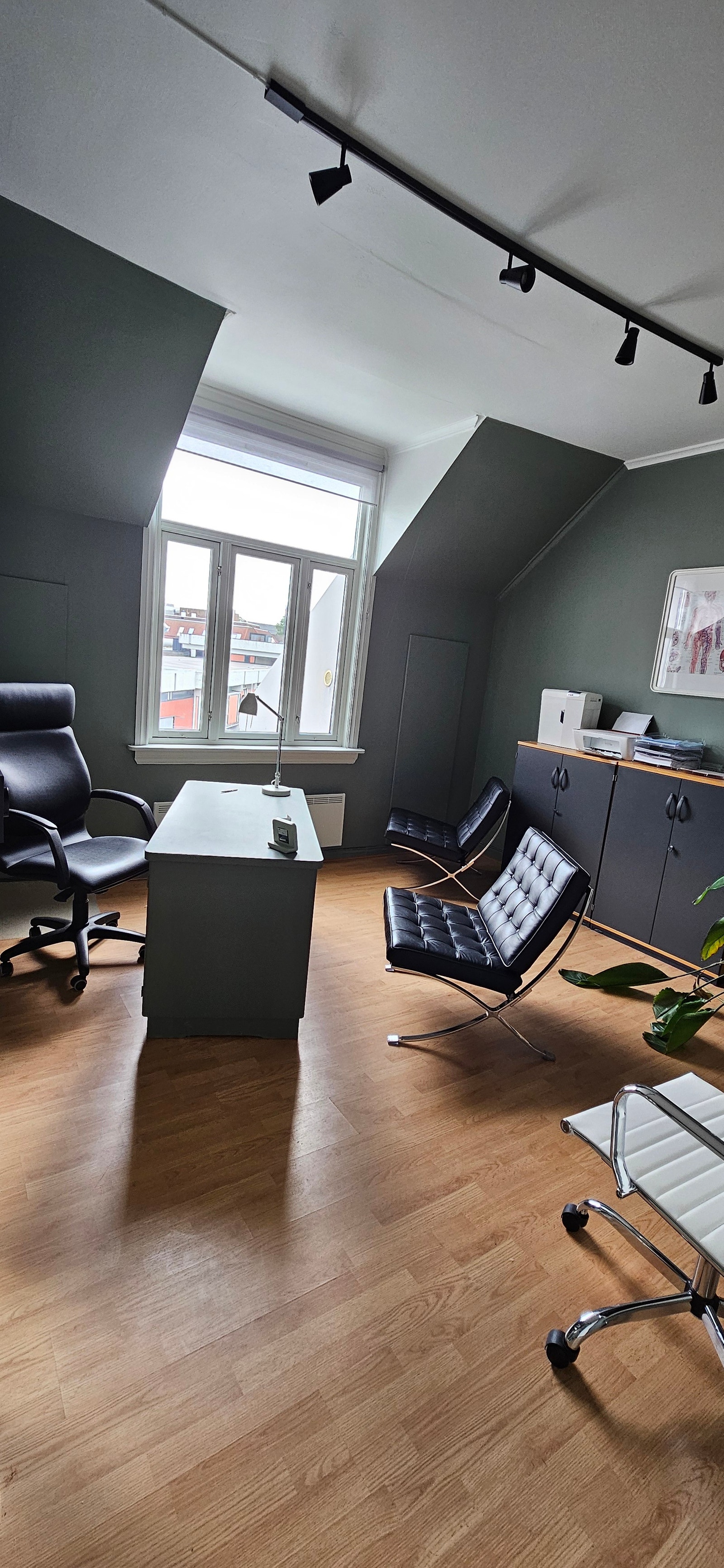 grønt kontor Galleribilde