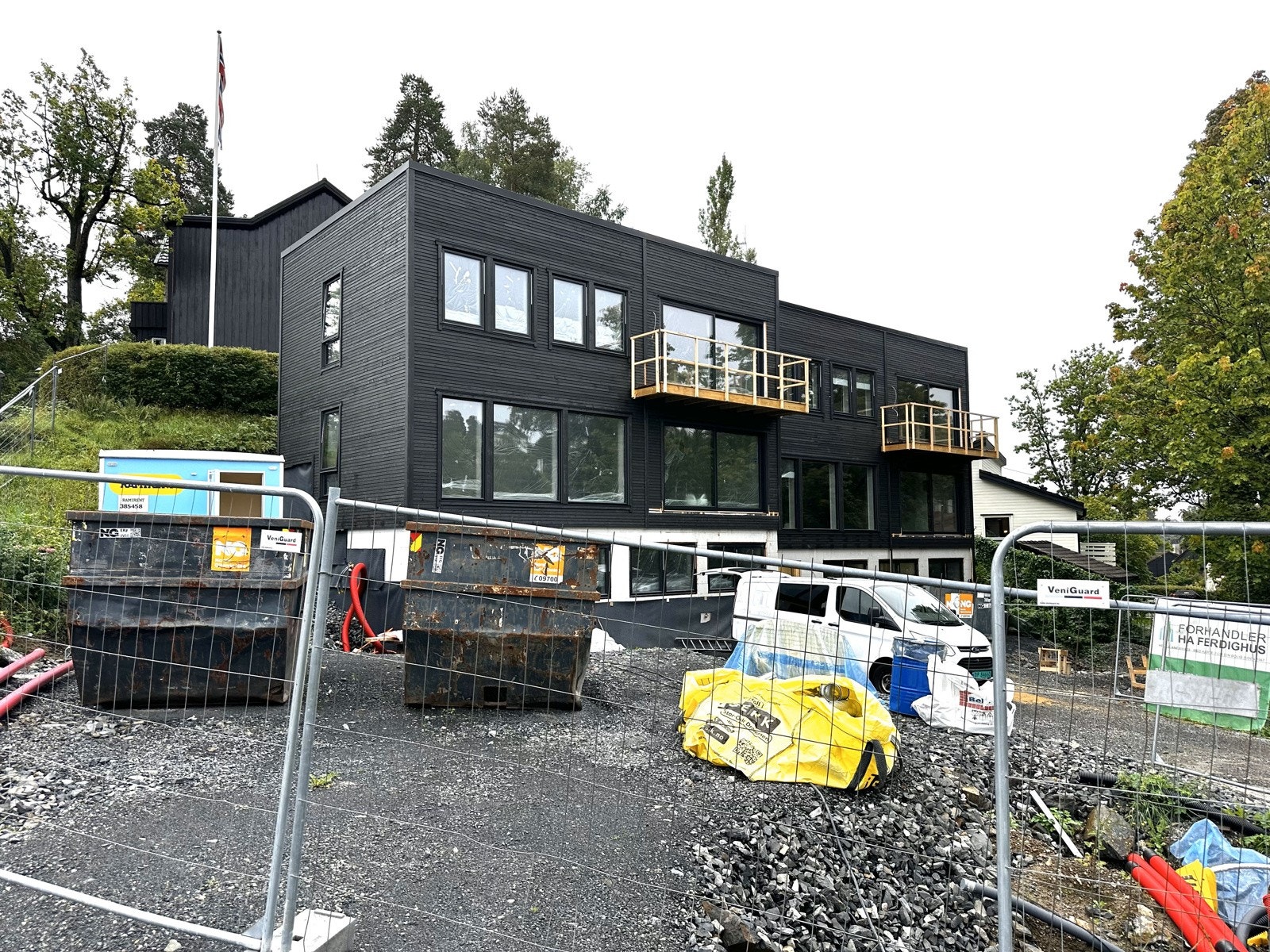 Bilde fra byggeplassen nylig Galleribilde