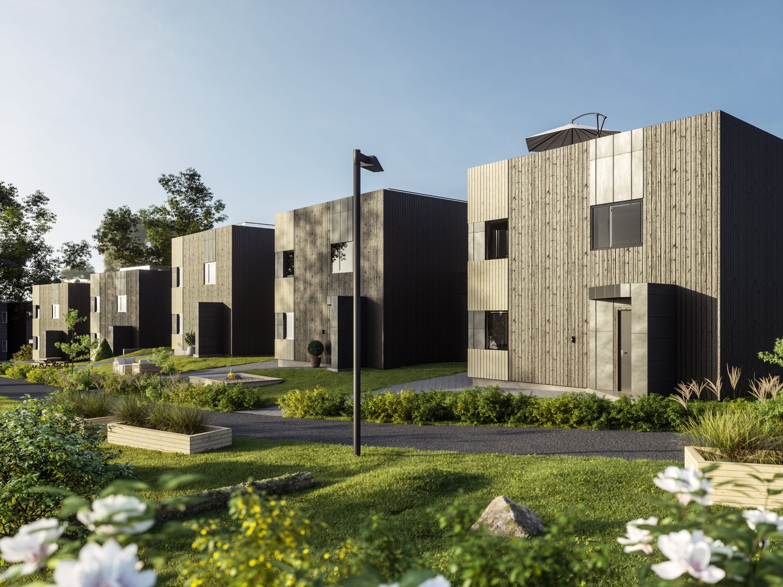 Flotte eneboliger i populært boområde Galleribilde