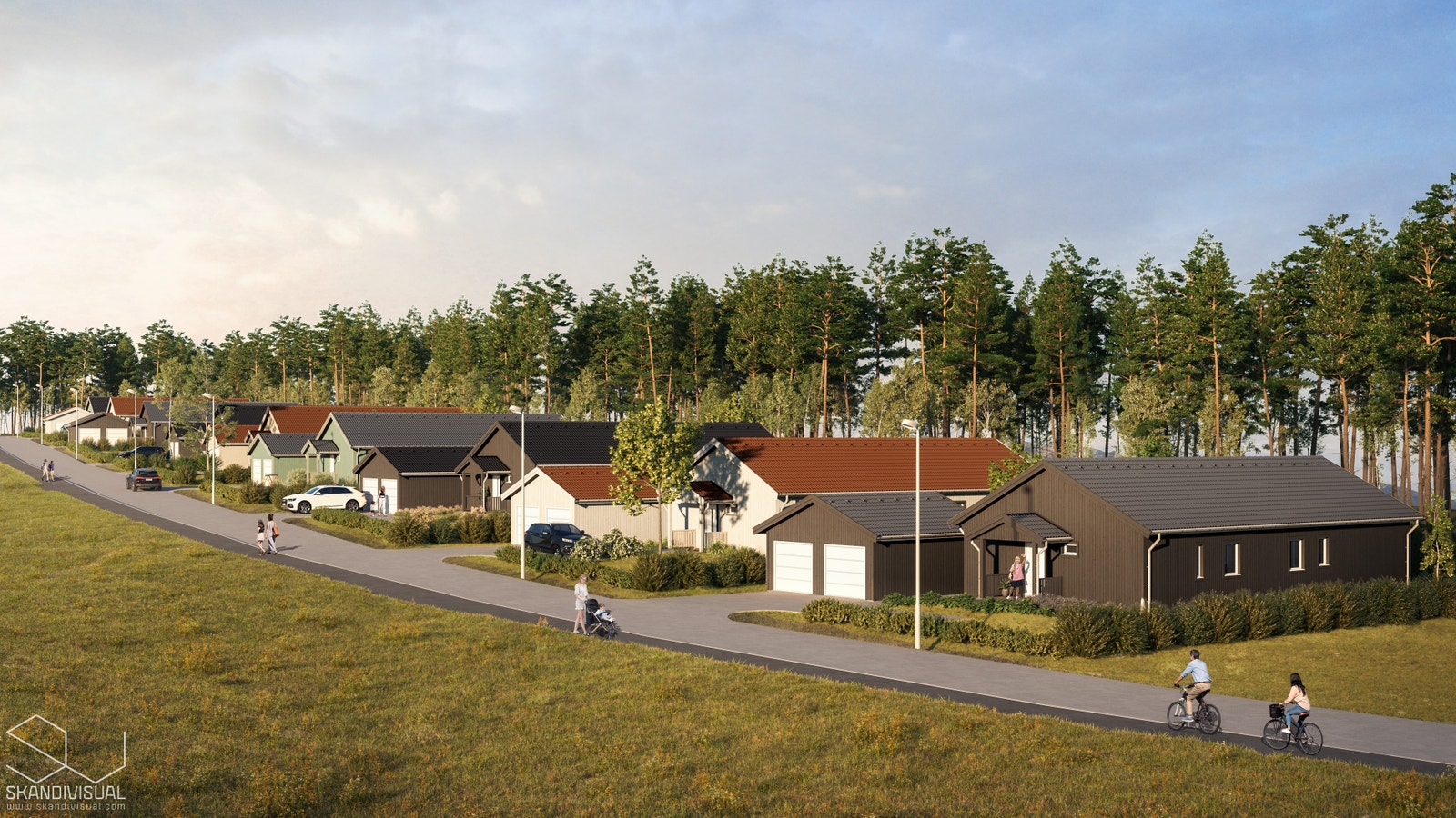 Boligene er planlagt ferdigstilt allerede fra sommeren 2025. Galleribilde