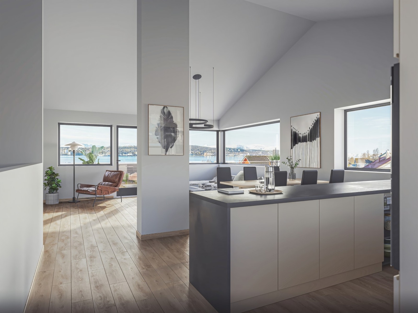 Evjenvegen 67 - 3 prosjekterte rekkehus. Noe for deg?
Bildet er en illustrasjon, avvik kan forekomme. Galleribilde