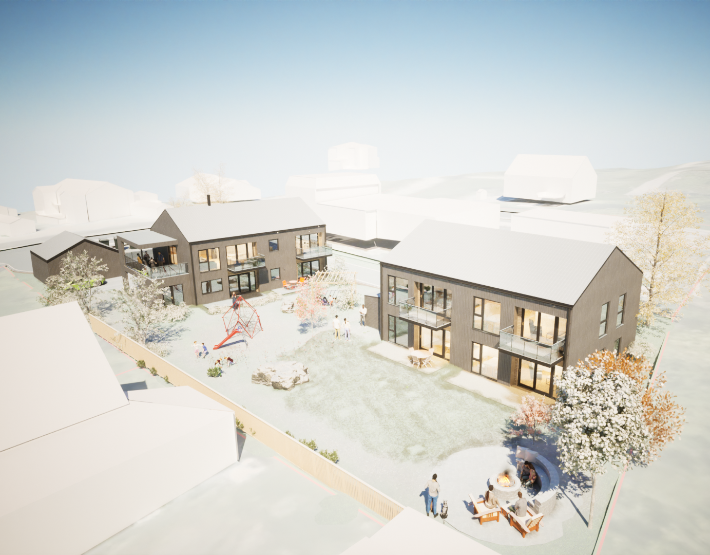 Oversiktsbilde vinter - Illustrasjon og avvik kan forekomme Galleribilde