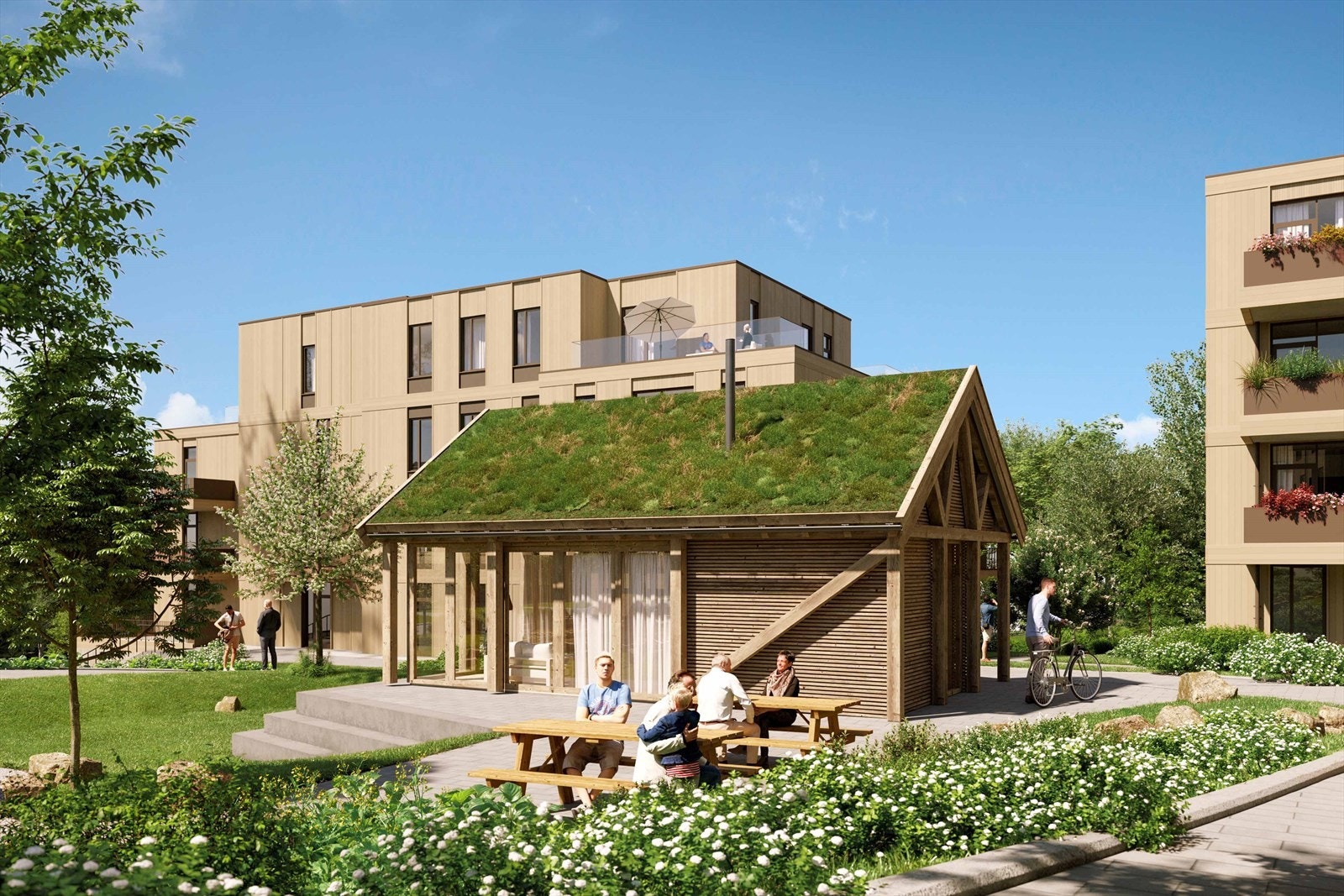 Felleshus til glede for alle beboerne. Galleribilde