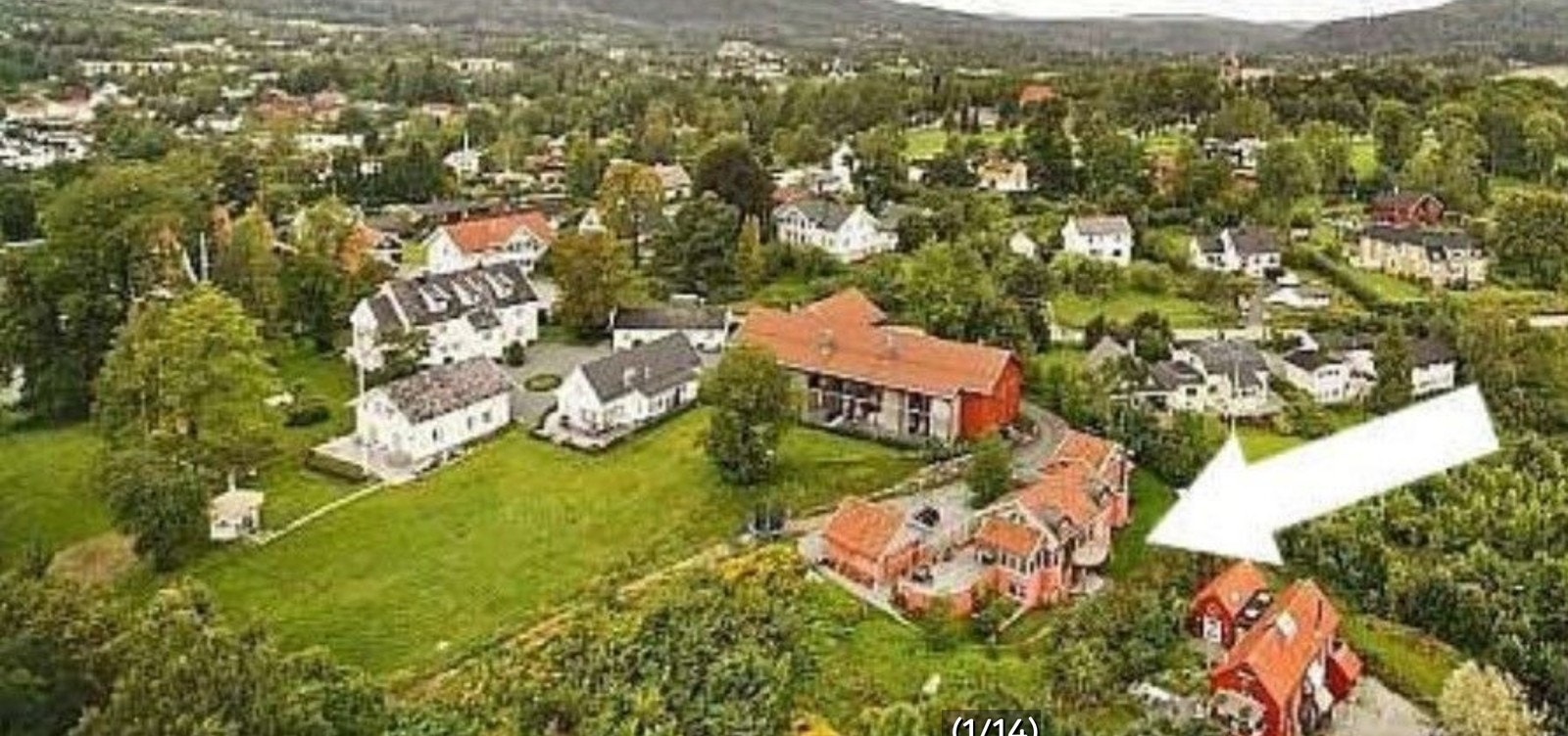 Meget sentralt, men stille, ved Asker sentrum Galleribilde