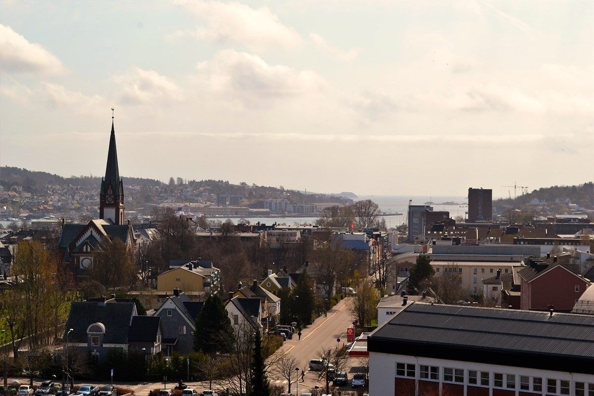Vakker skyline Galleribilde