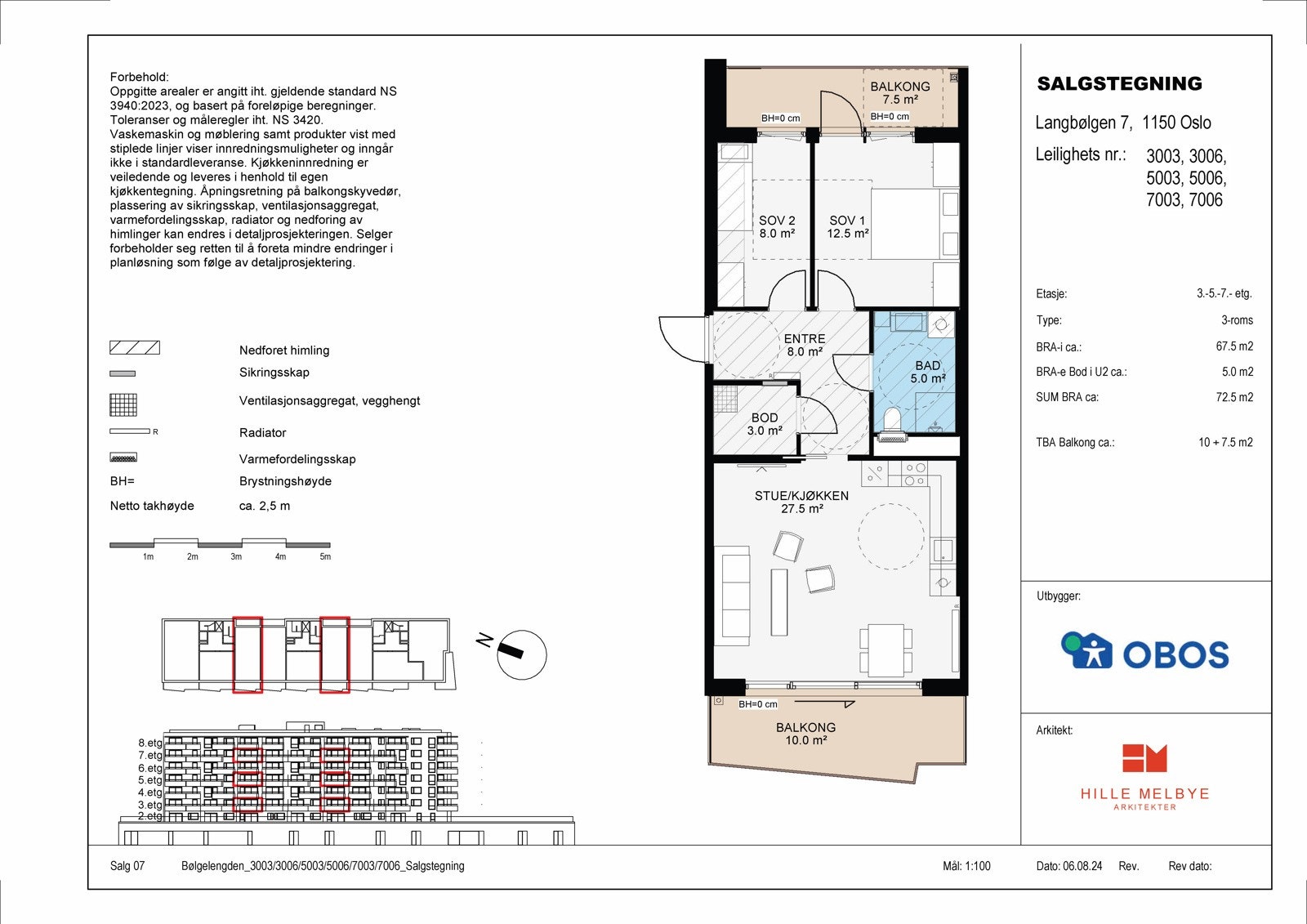Planløsning 3006 Galleribilde