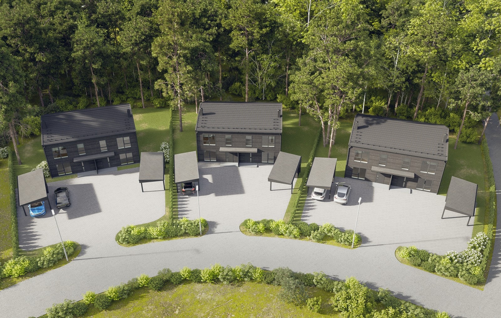 Populære Kjennerudvannet ligger i gangavstand, og er godt egnet til bading, padling og grilling om sommeren. Galleribilde