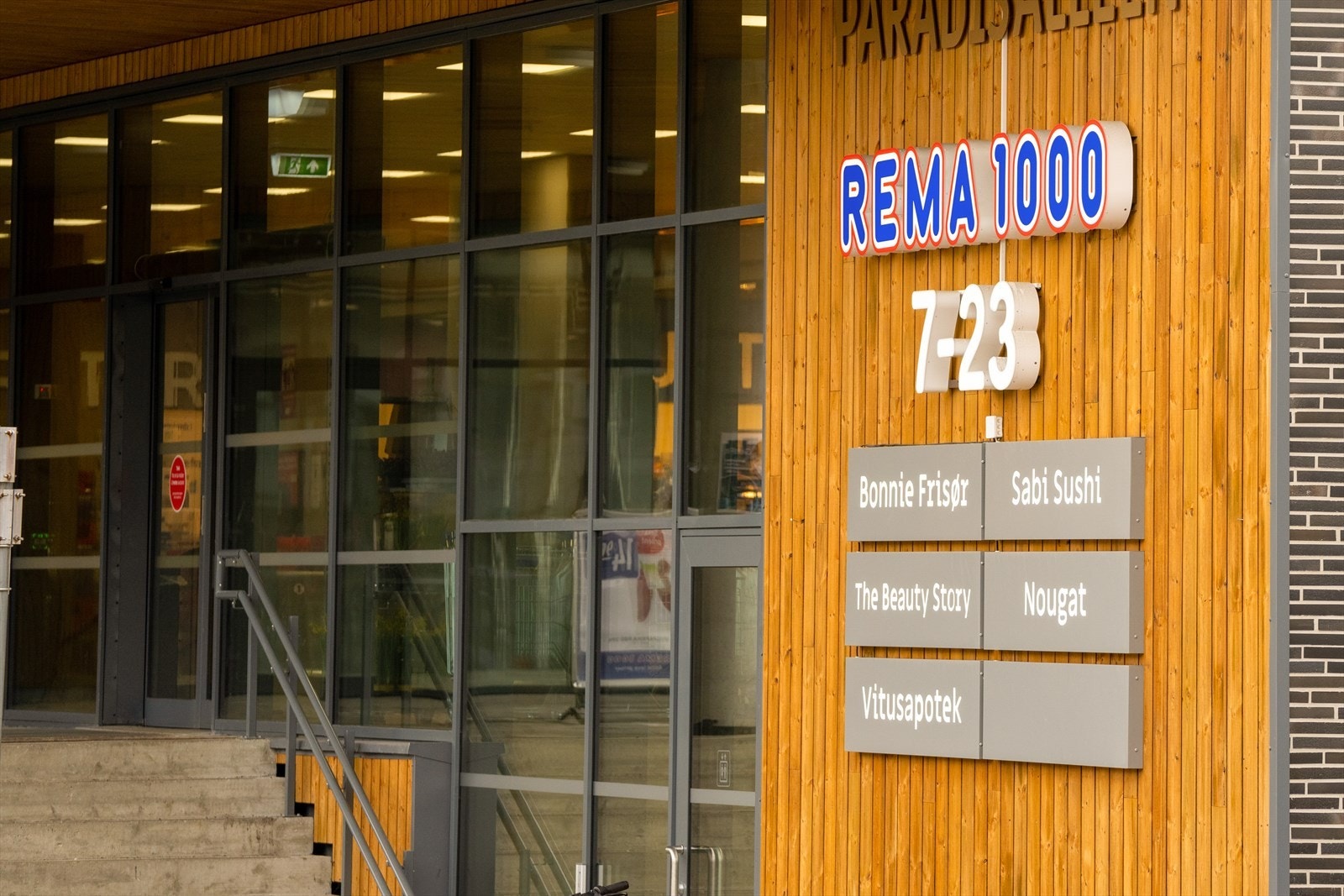 Det er kort vei til dagligvarebutikk Galleribilde