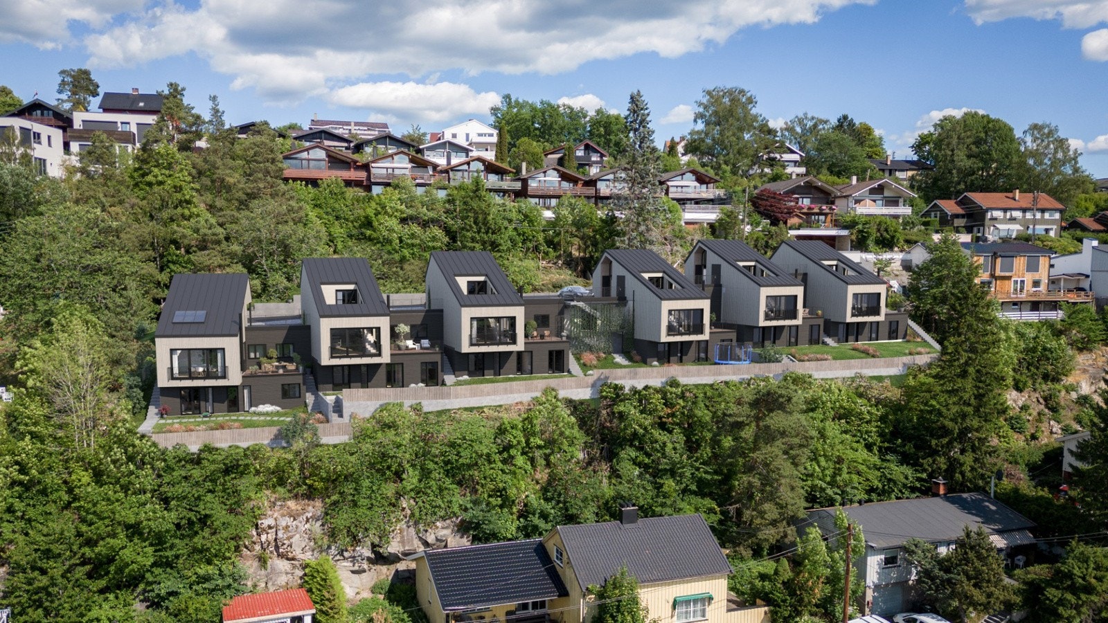 Illustrasjon av fasade og omgivelser Galleribilde