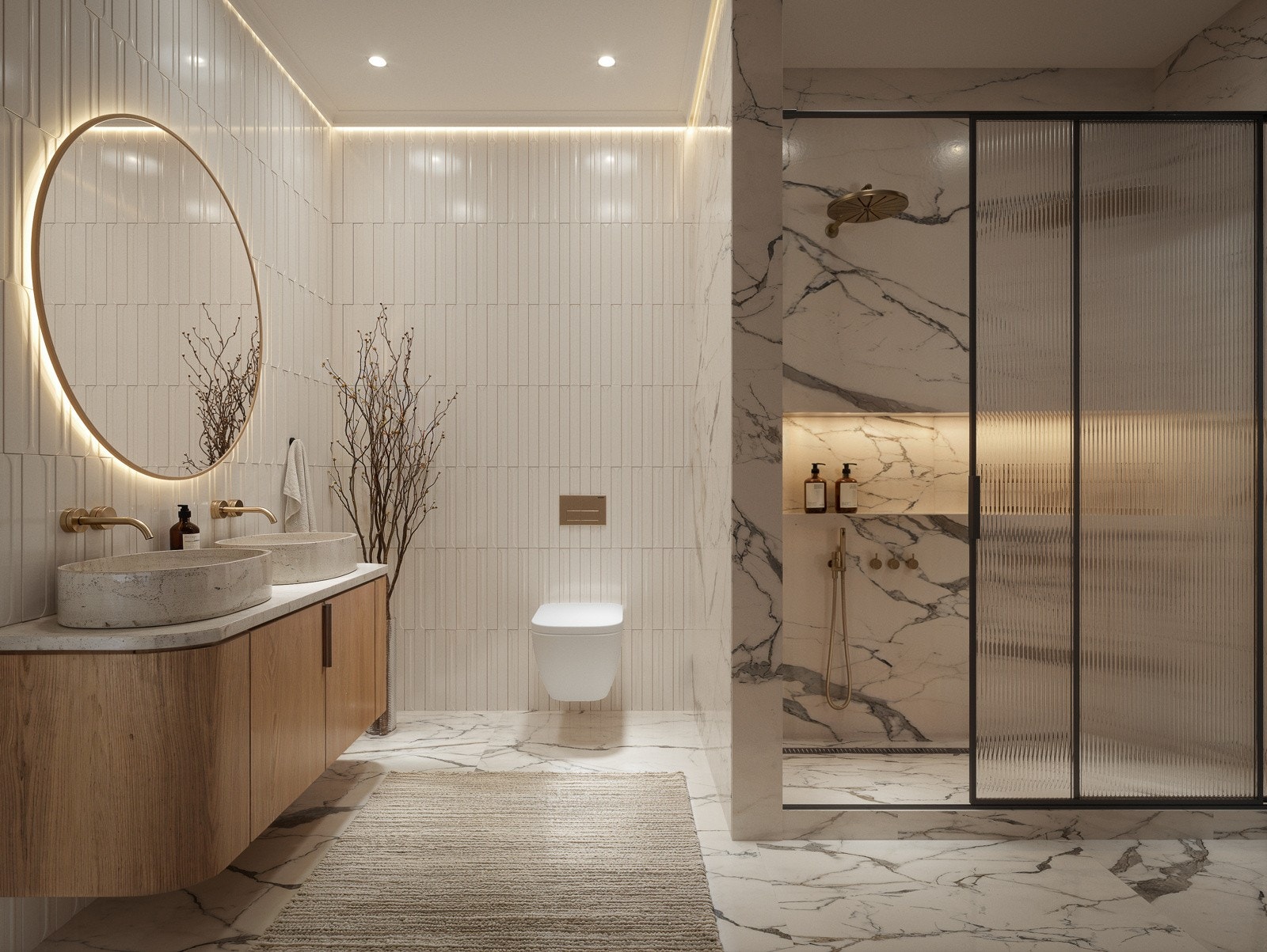 3D Illustrasjon bad Galleribilde