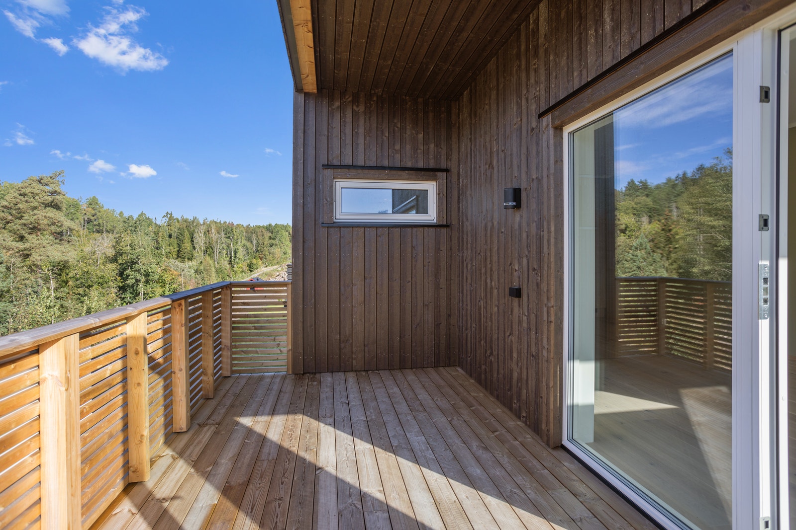 Verandaen er delvis overbygd Galleribilde