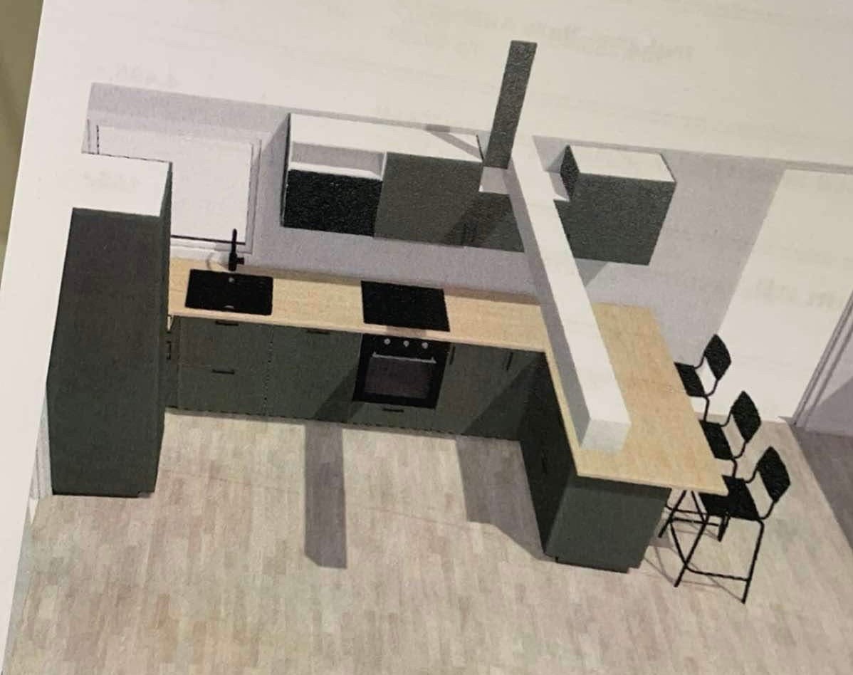 Fullt IKEA kjøkken Galleribilde