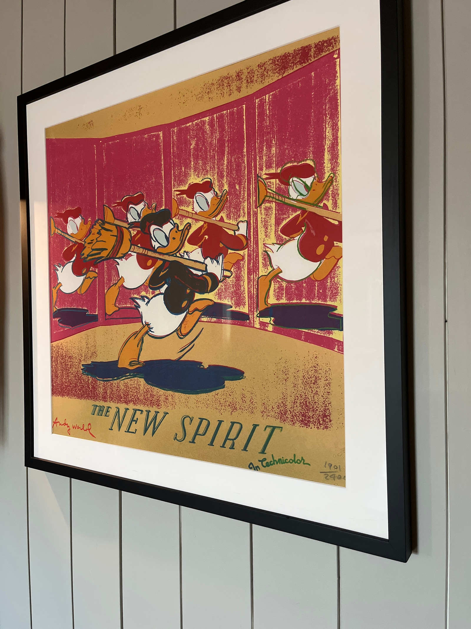 アンディ·ウォーホル 物申し The New Spirit (Donald Duck)