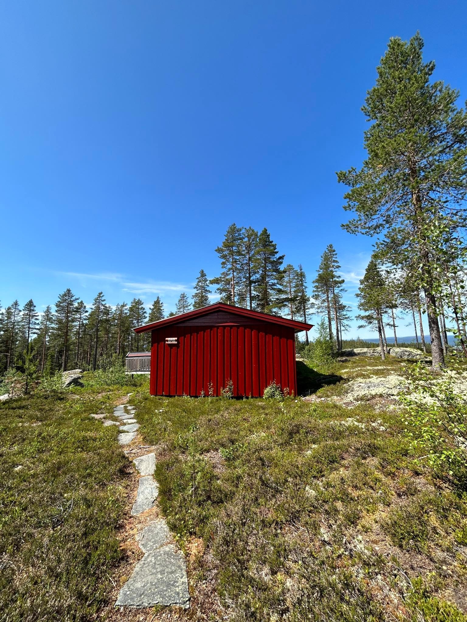 Adkomst til hytta. Galleribilde