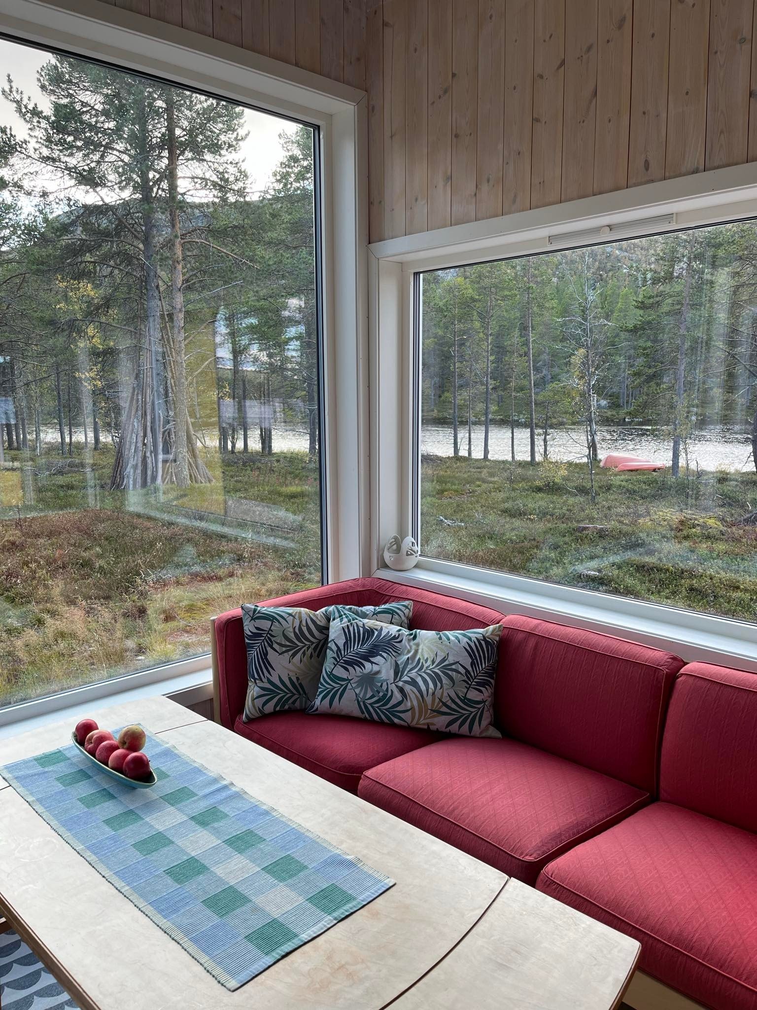 Utsikt fra sofakrok Galleribilde