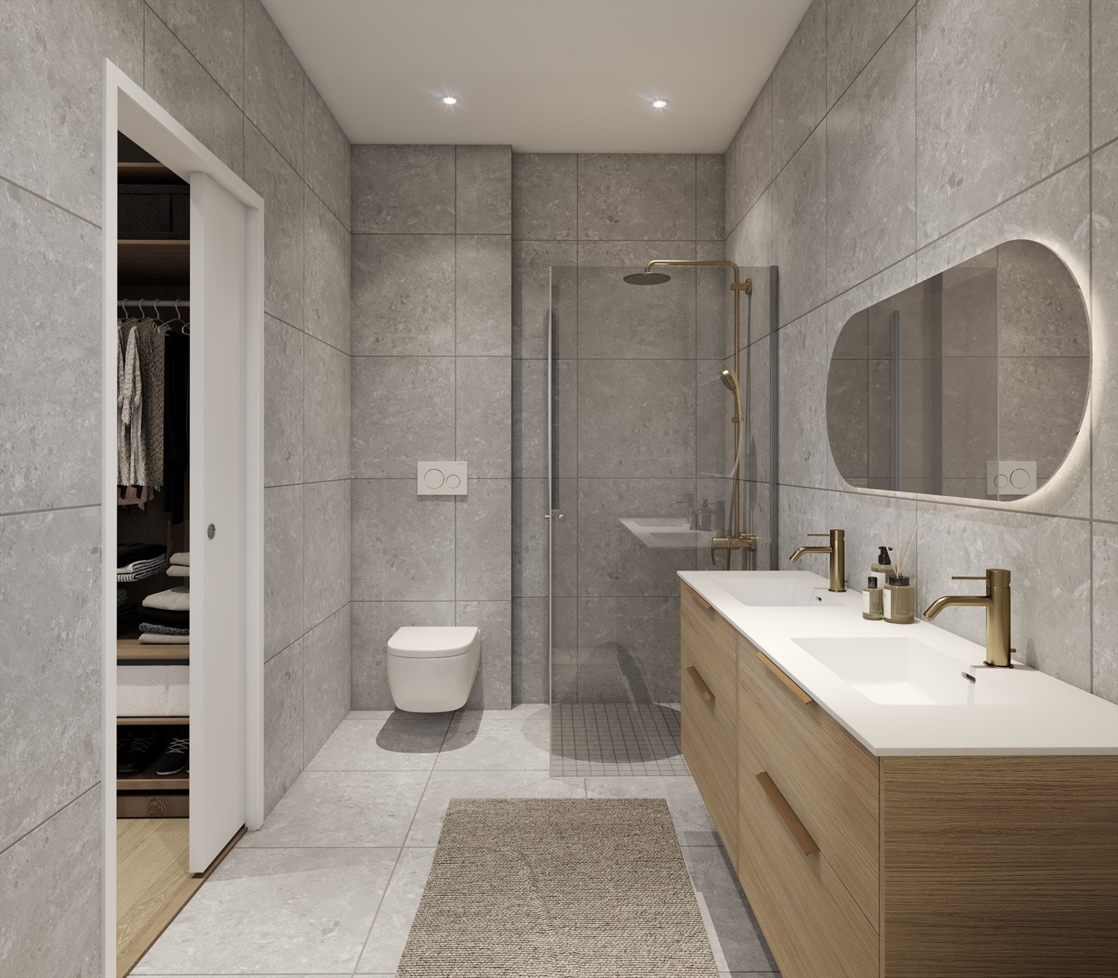 Flotte fliselagte bad Galleribilde